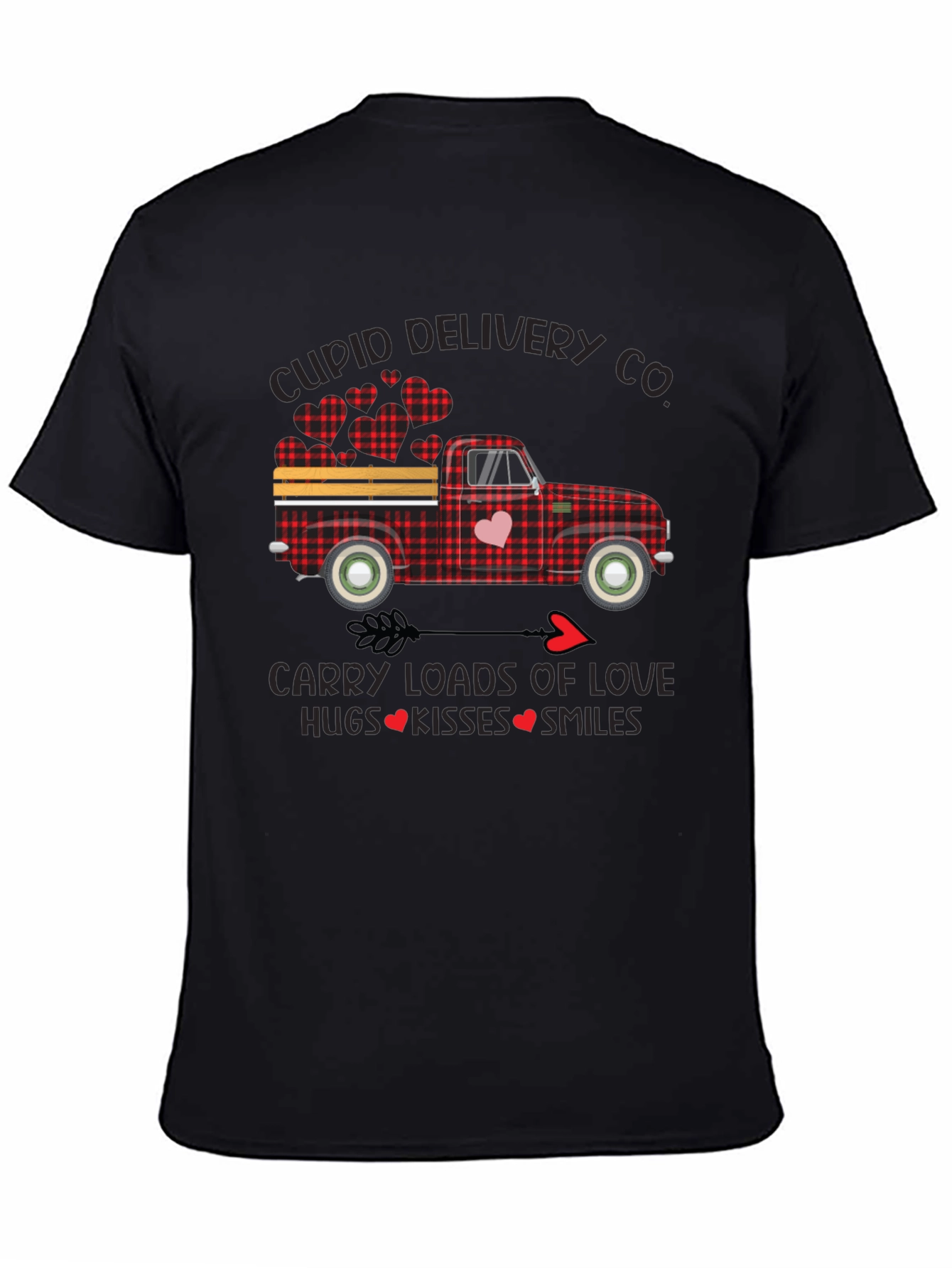 Cupid Delivery Truck Graphic T-Shirt