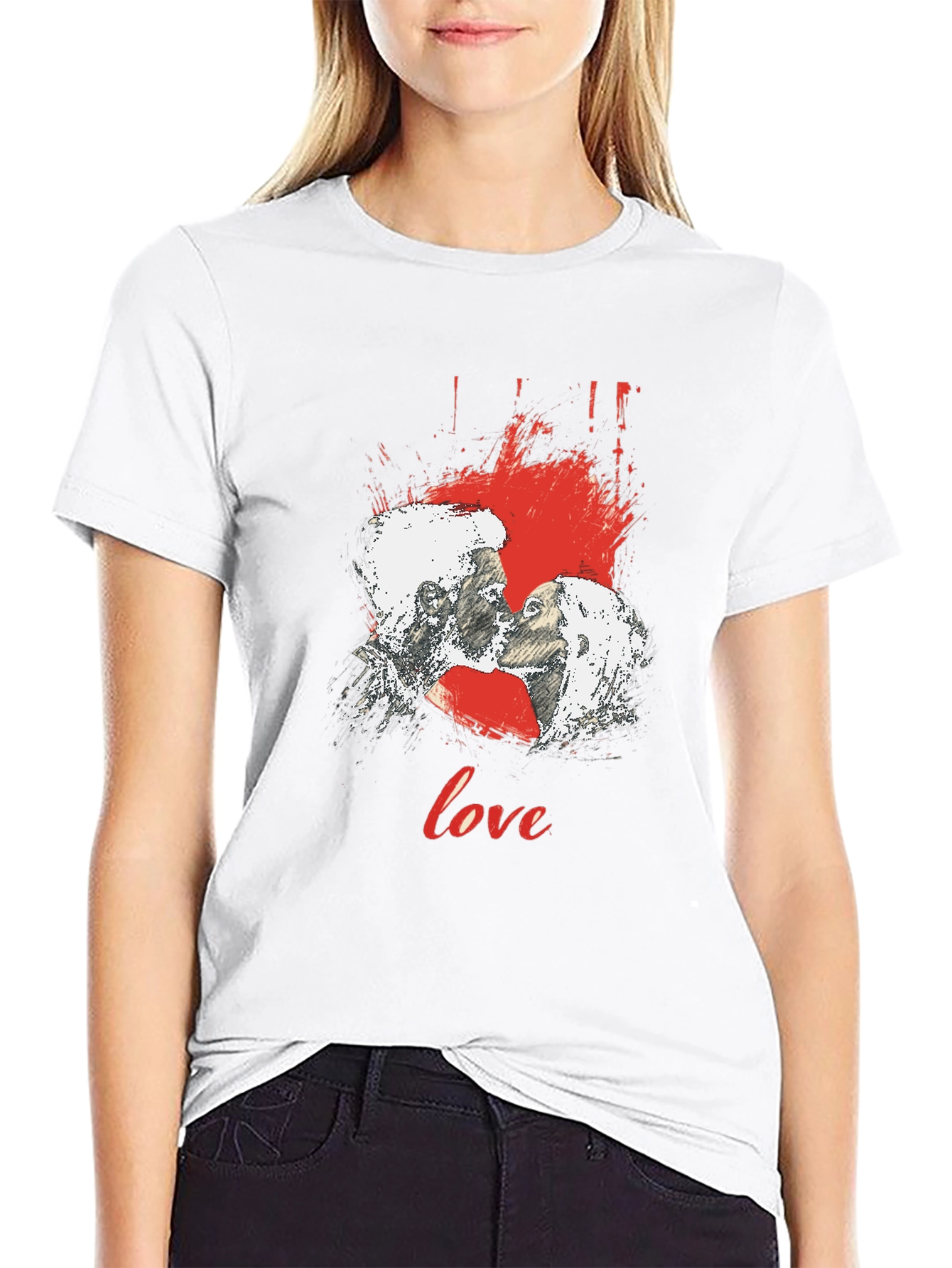 Love Kiss Graphic T-Shirt