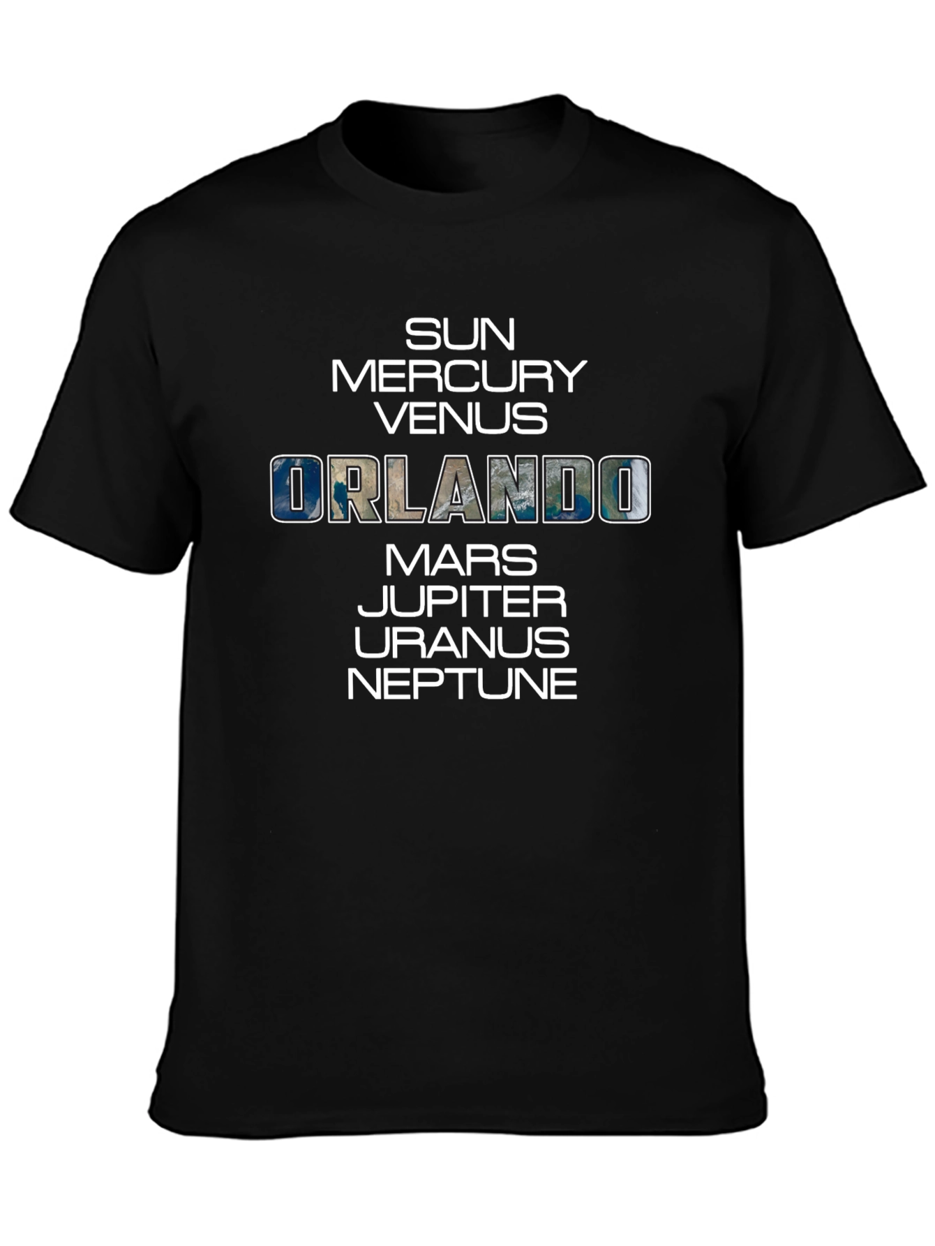 Orlando Planets T-Shirt - Sun Mercury Venus Mars