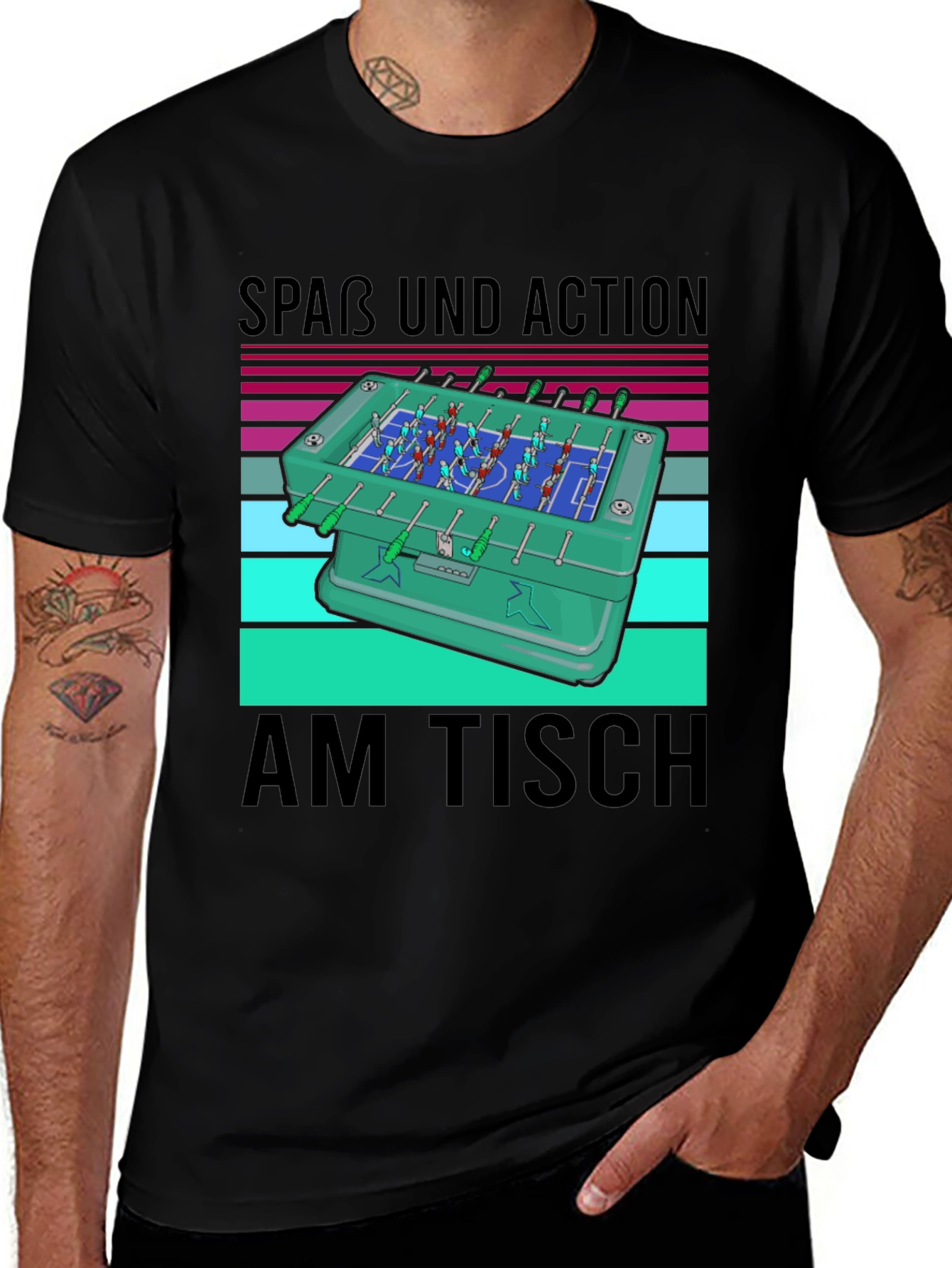 Fun Foosball Table Graphic Tee