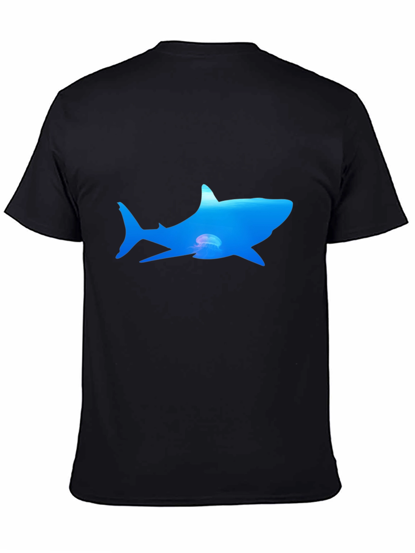 Ocean Shark Graphic Tee - Black
