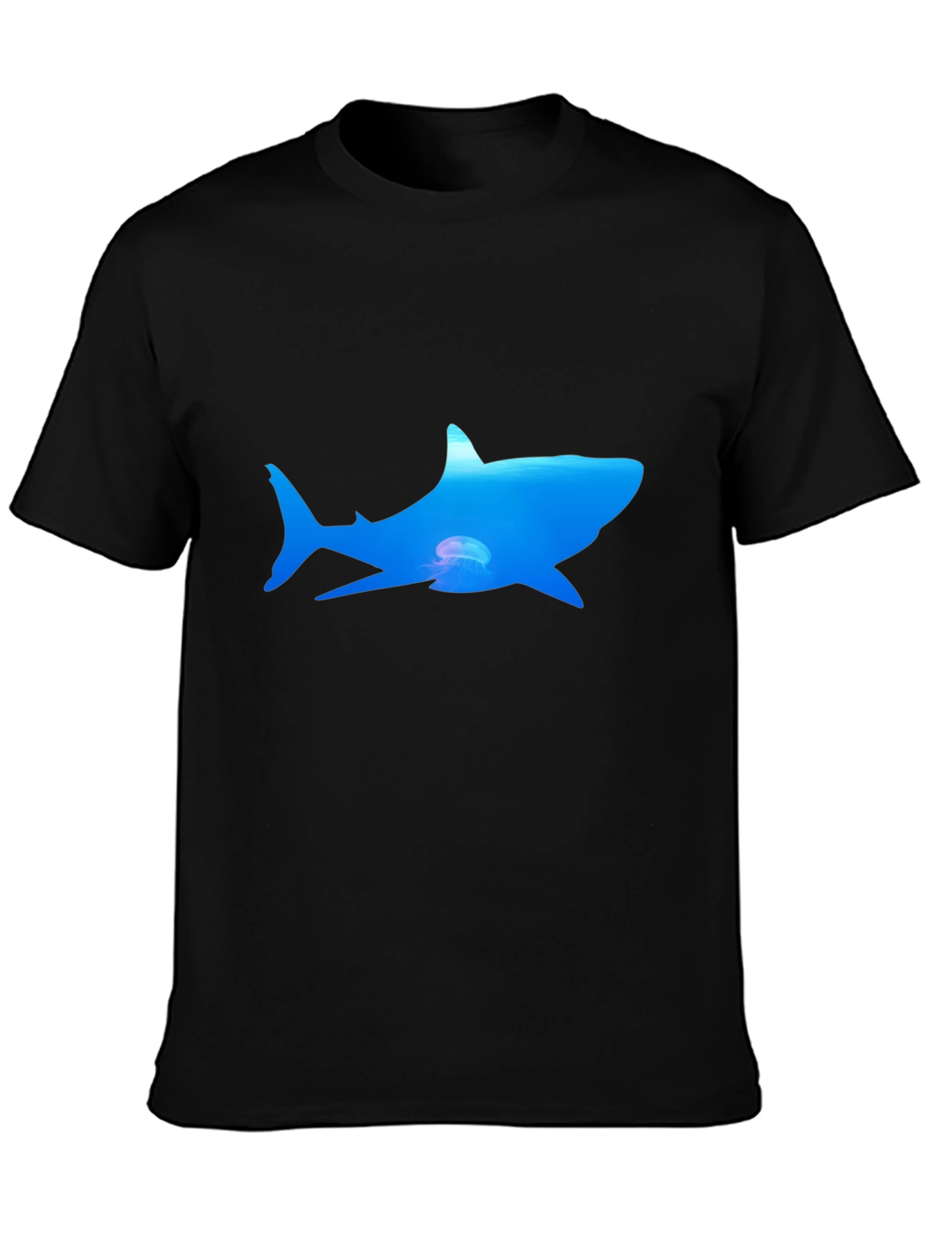 Ocean Shark Graphic Tee - Black