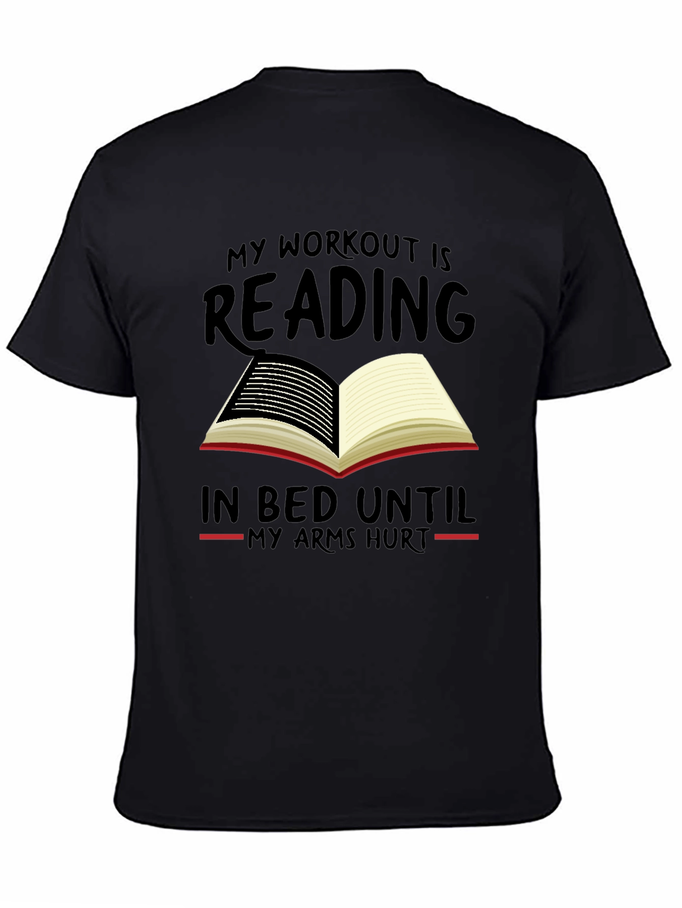 Reading Workout T-Shirt - Funny Book Lover Tee