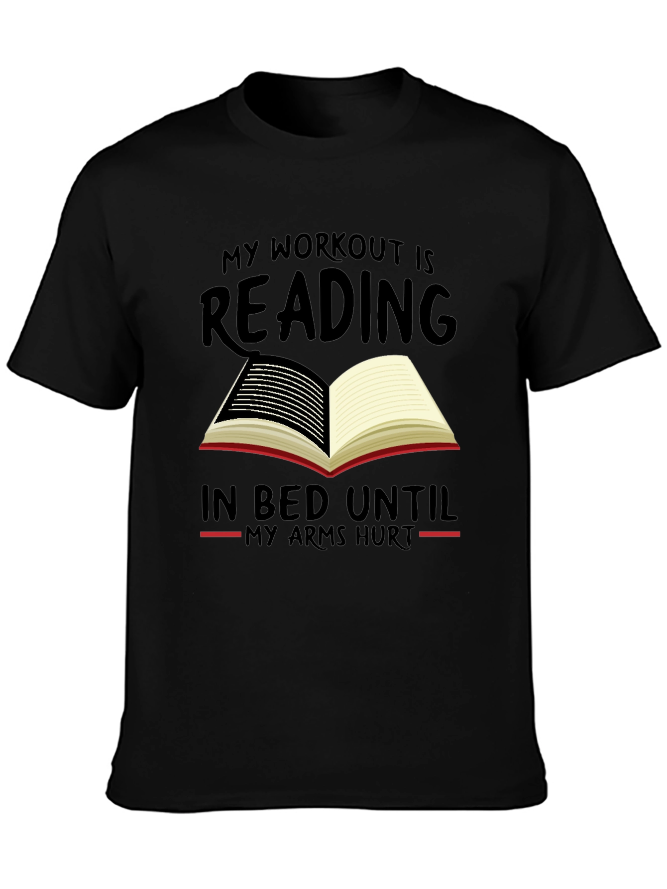 Reading Workout T-Shirt - Funny Book Lover Tee