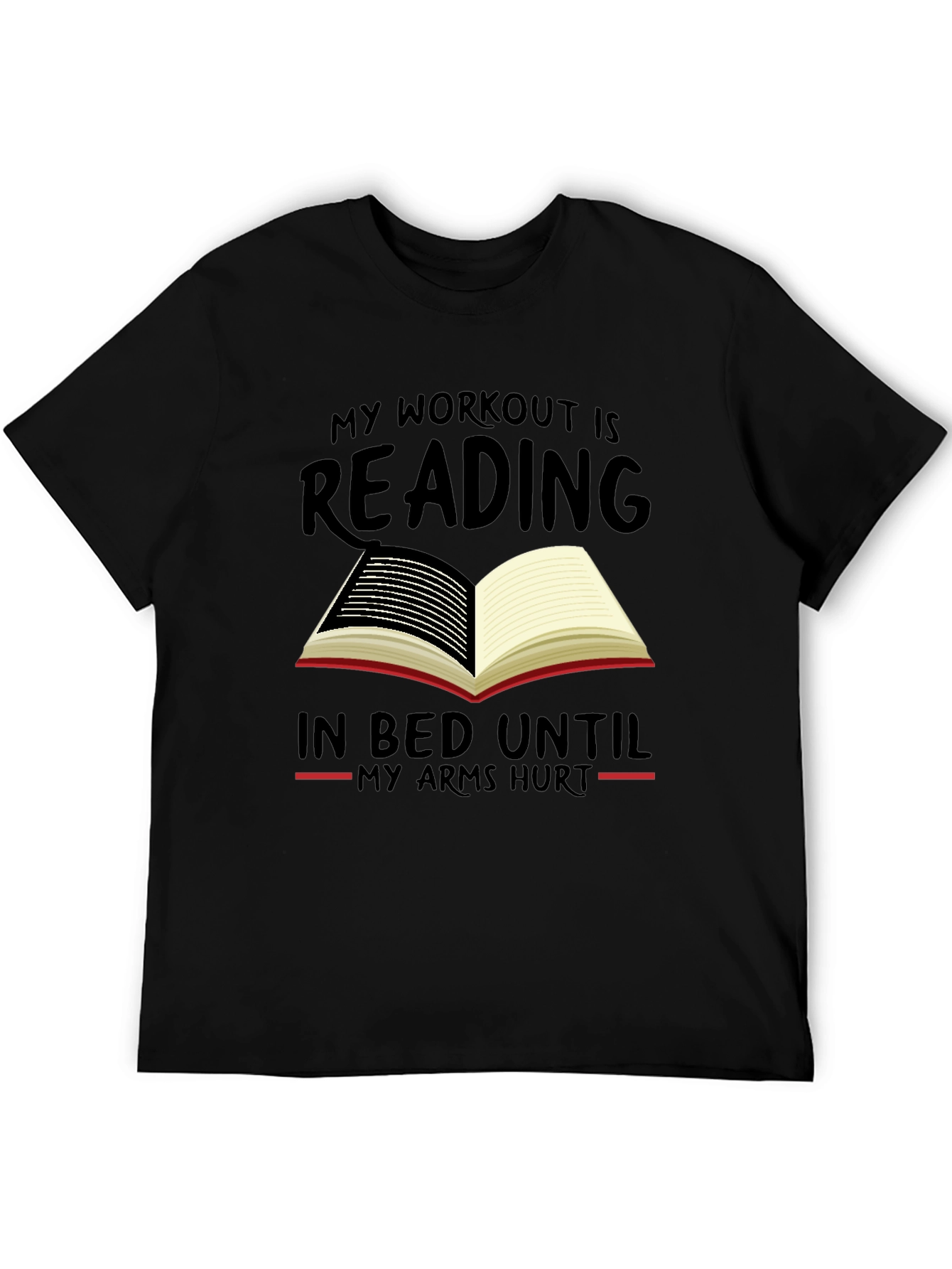 Reading Workout T-Shirt - Funny Book Lover Tee