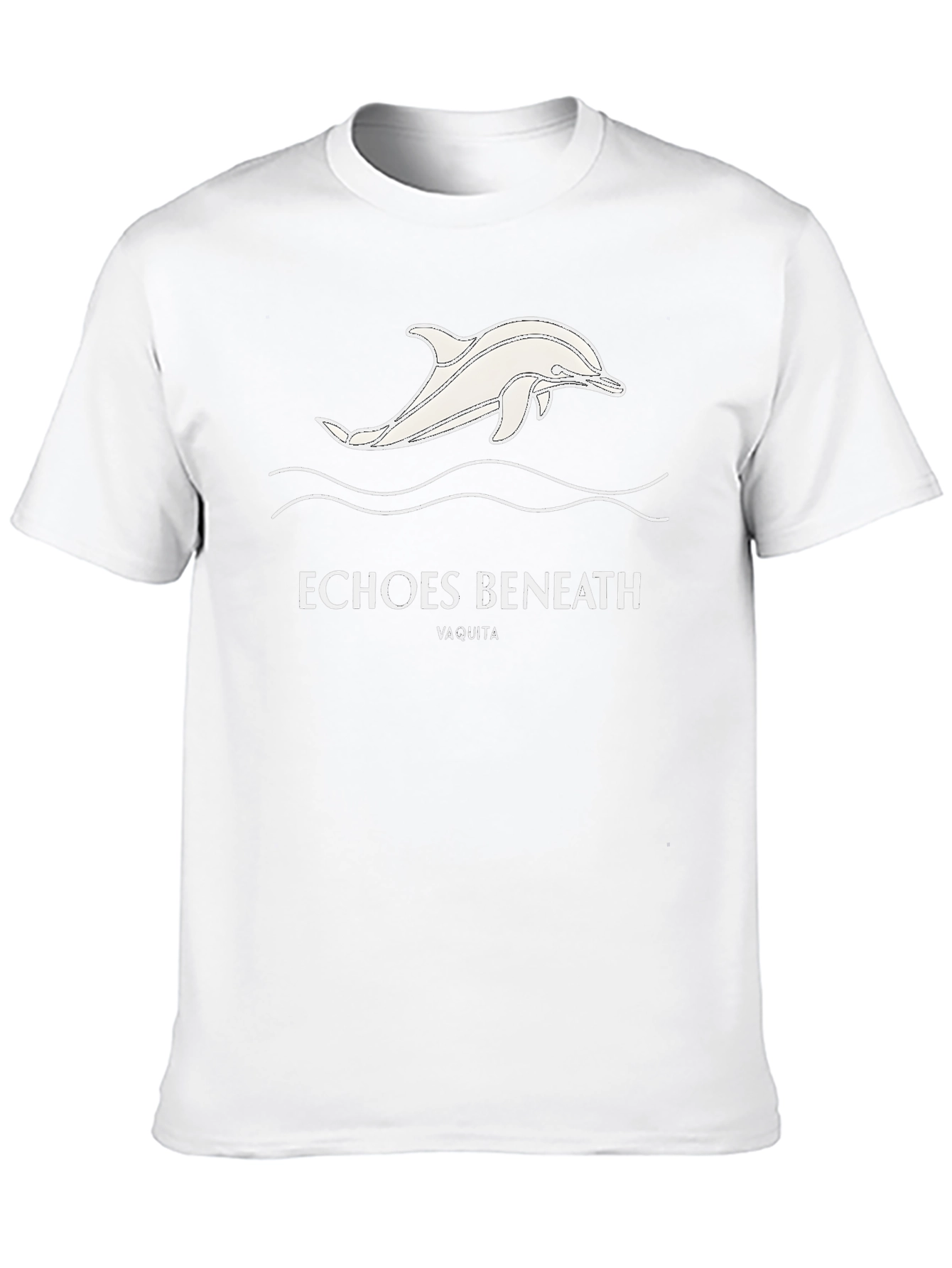 Echoes Beneath Dolphin Graphic Tee