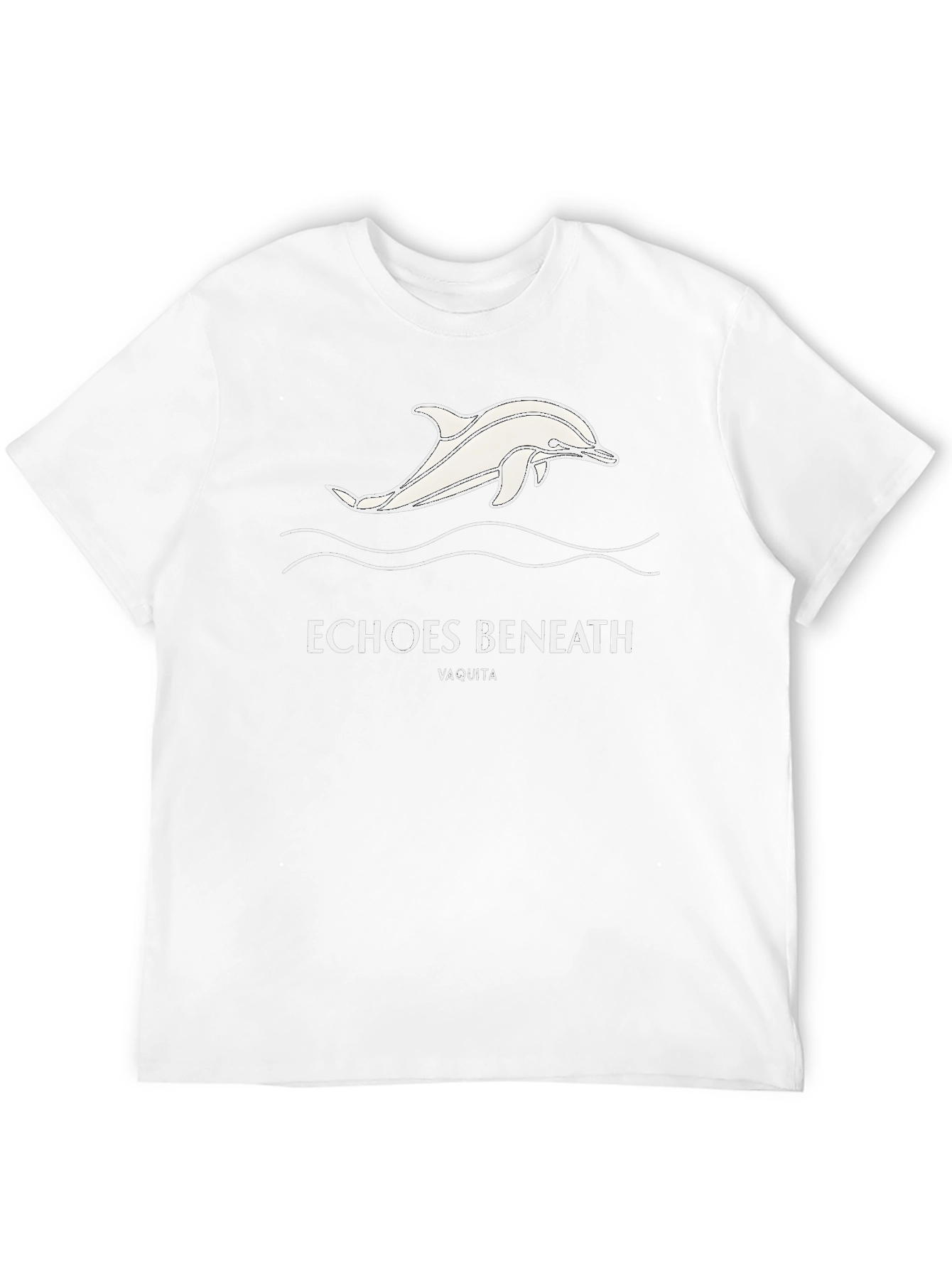 Echoes Beneath Dolphin Graphic Tee