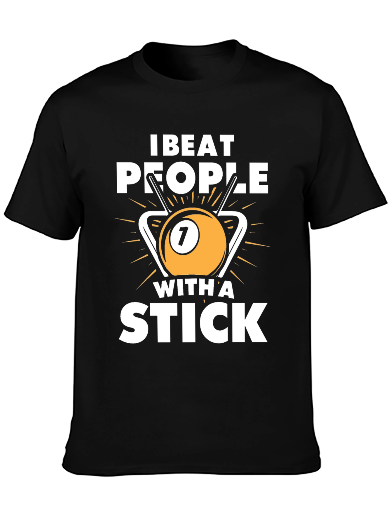I Beat People With A Stick Graphic Tee