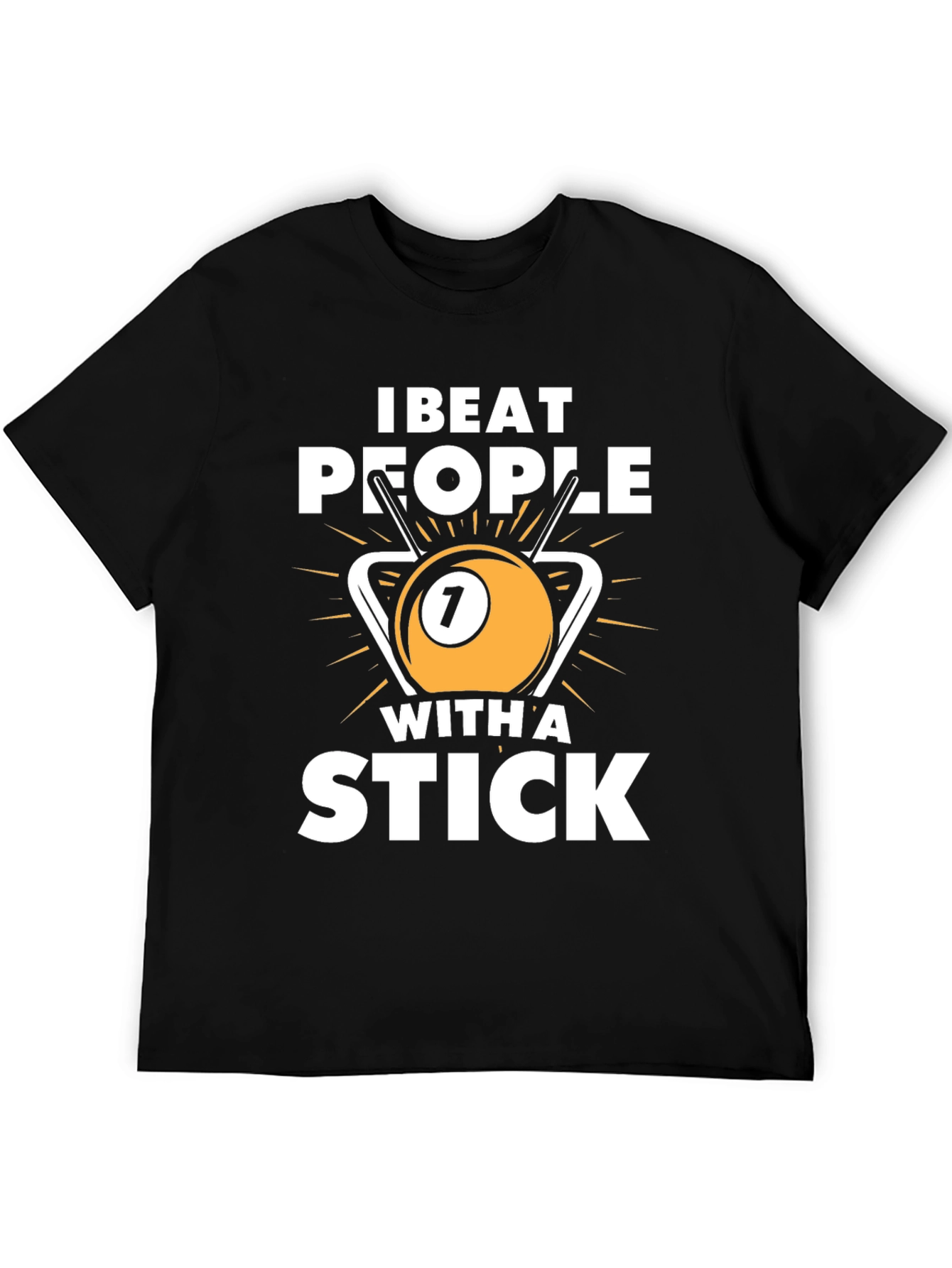 I Beat People With A Stick Graphic Tee