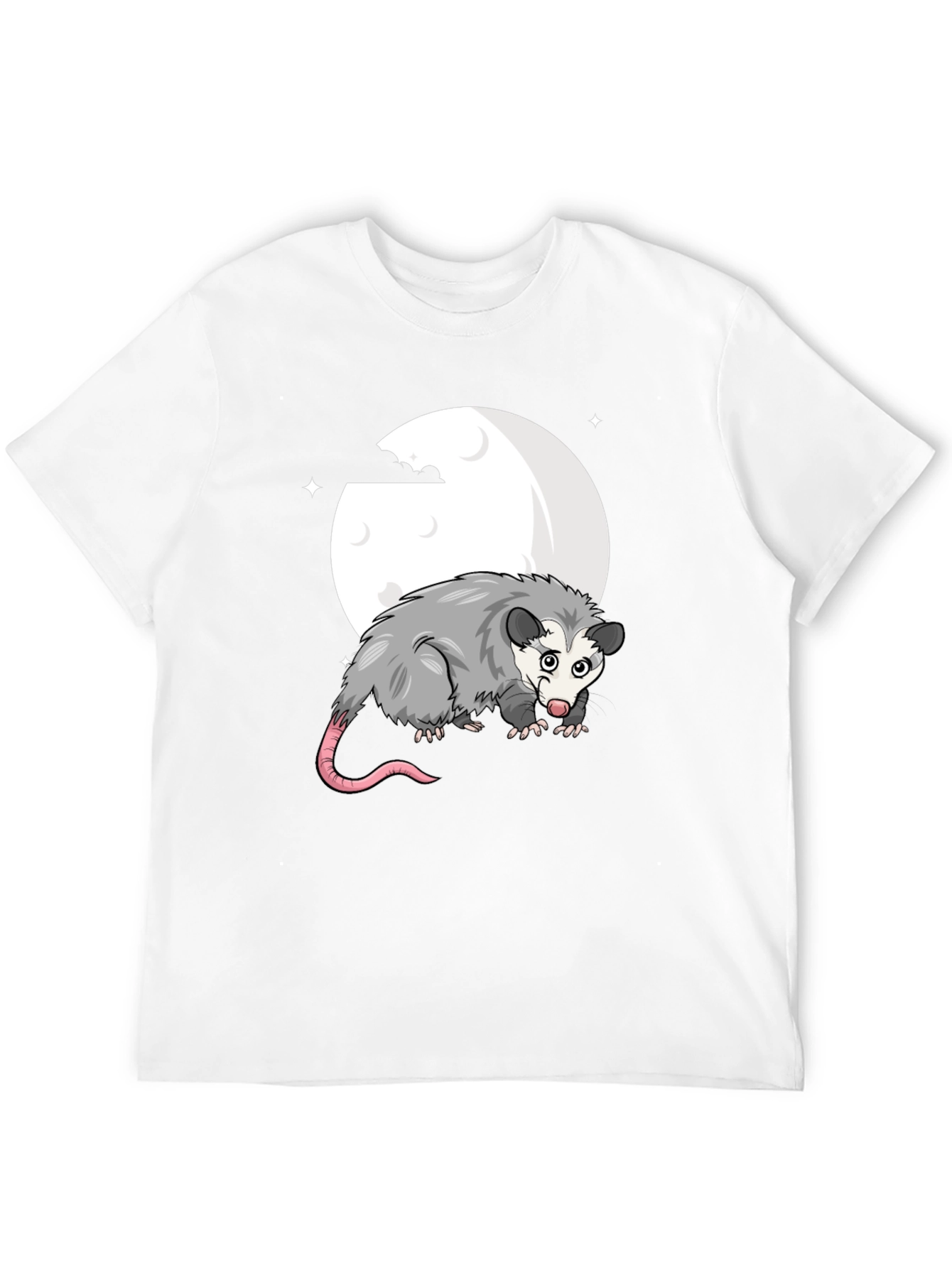 Opossum Moon Graphic Tee - Black