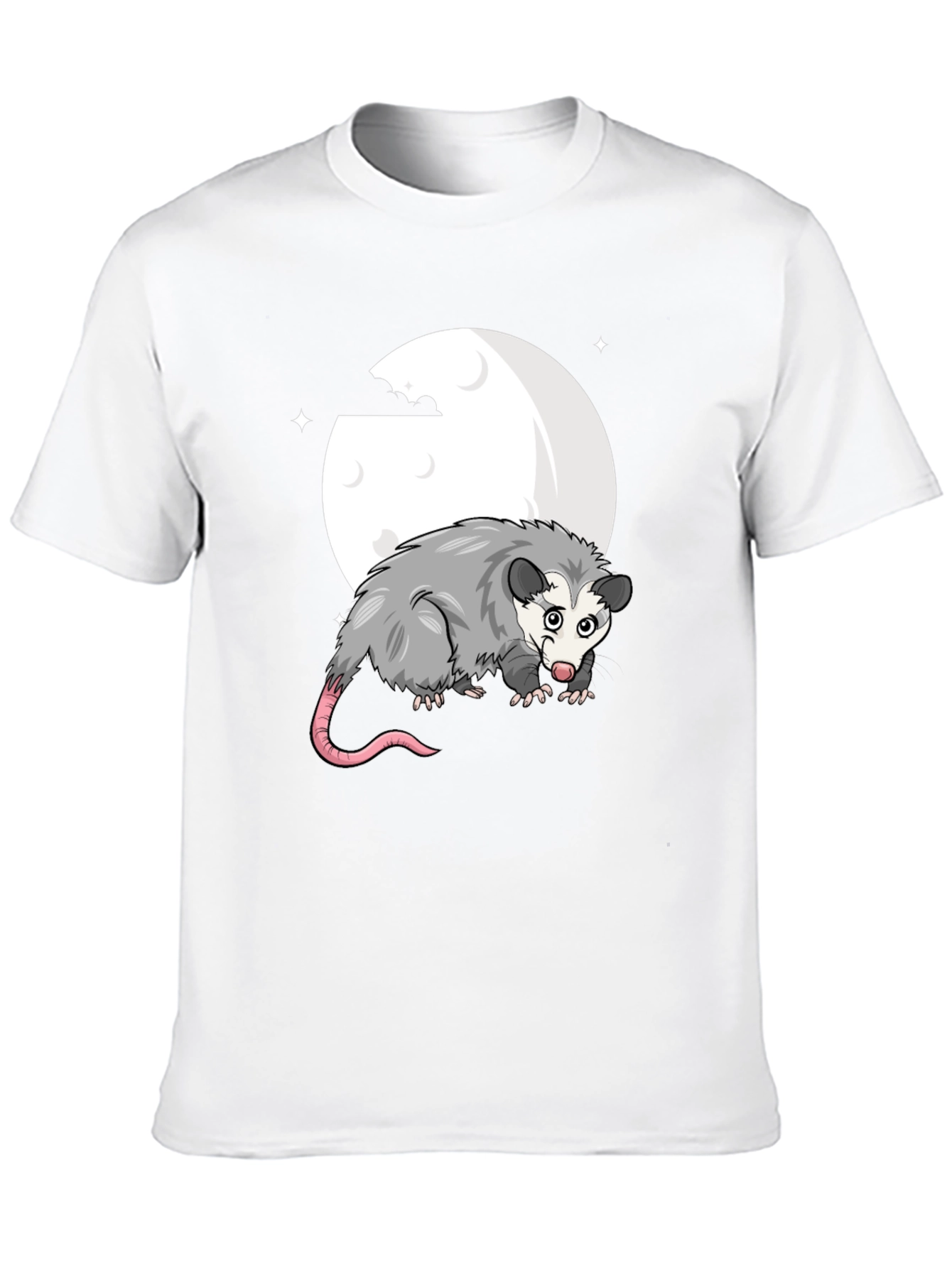 Opossum Moon Graphic Tee - Black