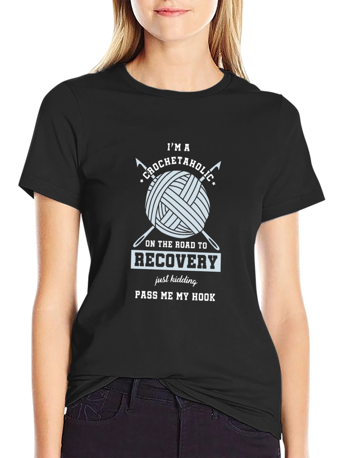Crochetaholic T-Shirt: Yarn Lovers Apparel