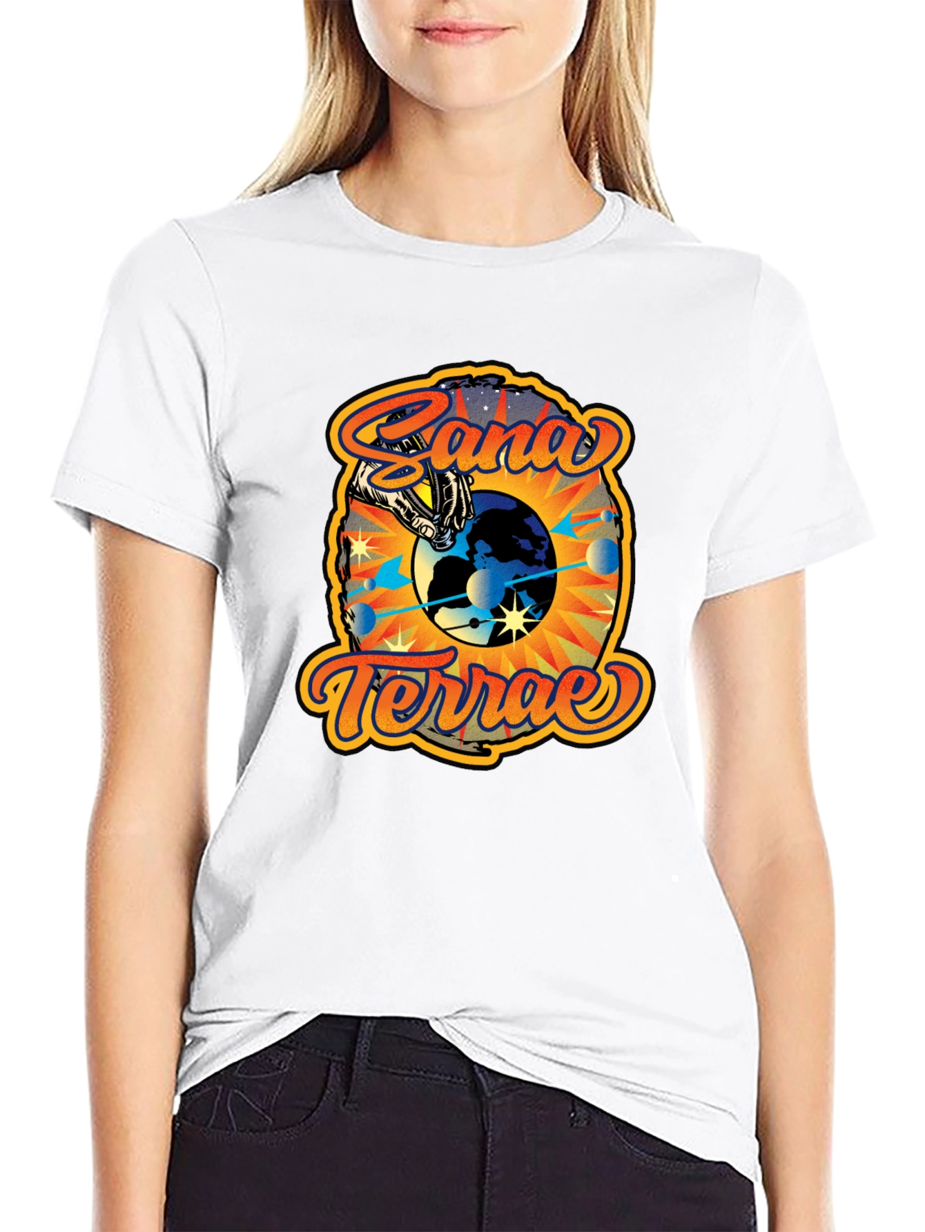 Cana Terrae Graphic T-Shirt - Black Earth Design