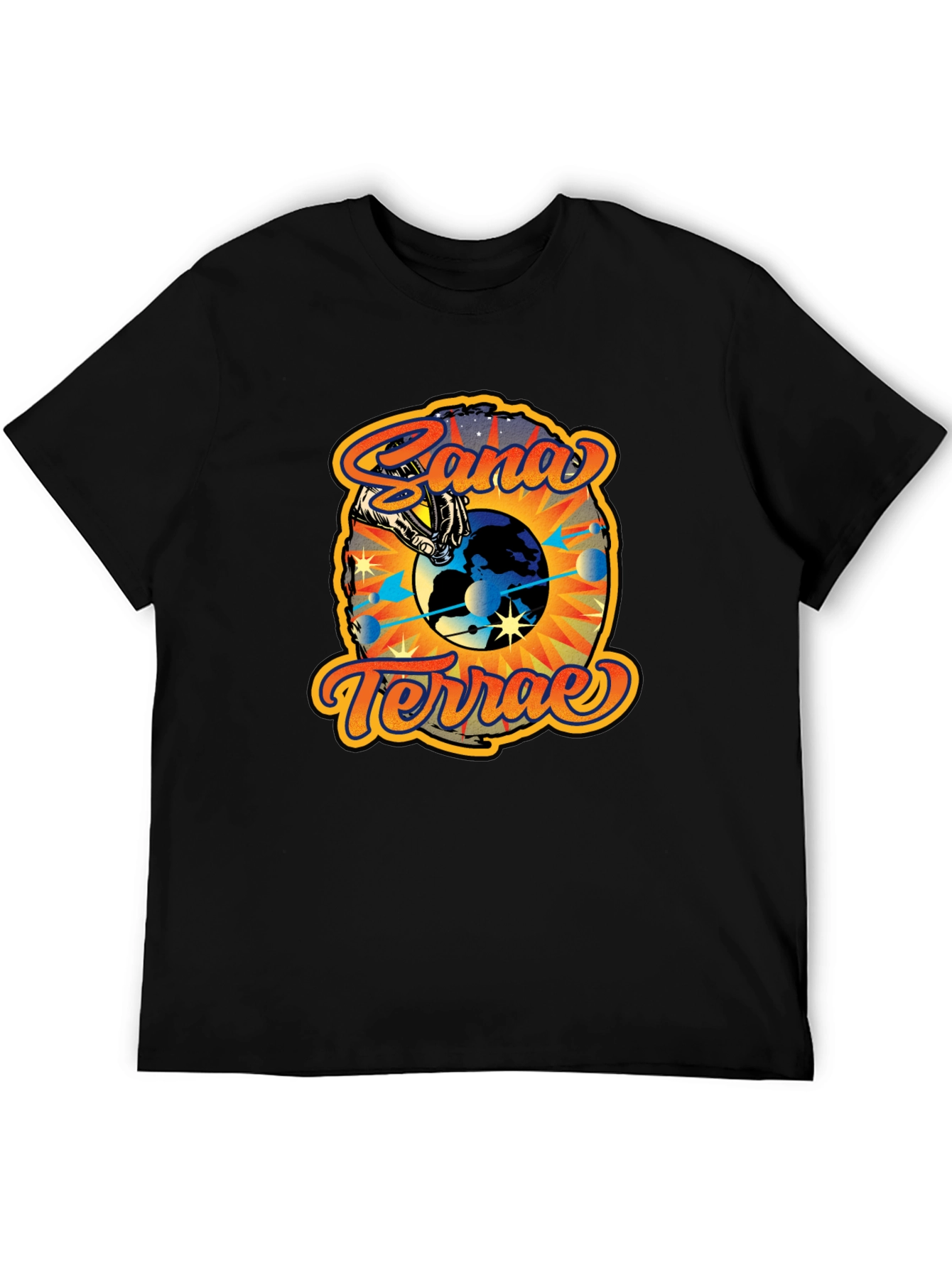 Cana Terrae Graphic T-Shirt - Black Earth Design
