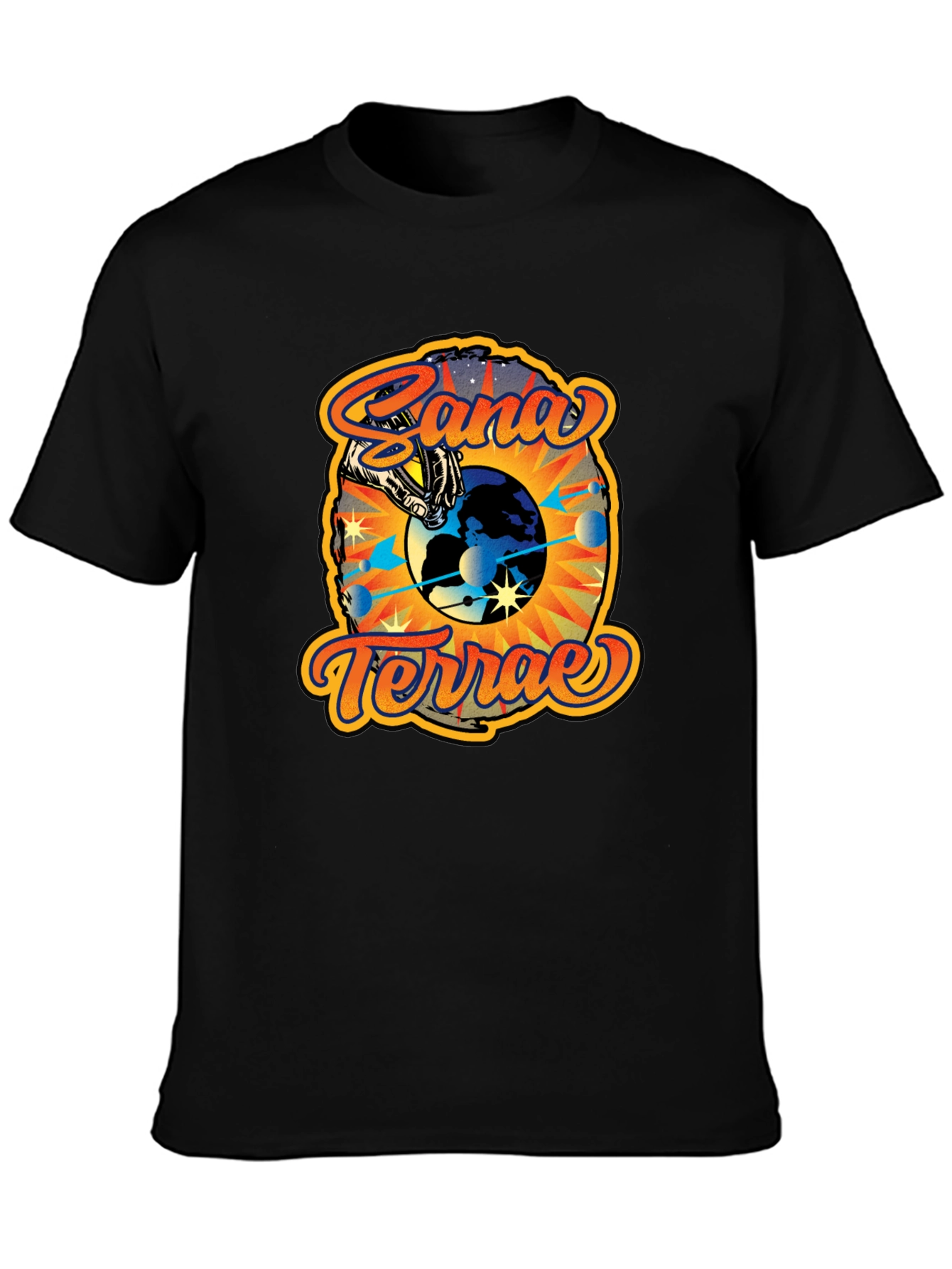Cana Terrae Graphic T-Shirt - Black Earth Design