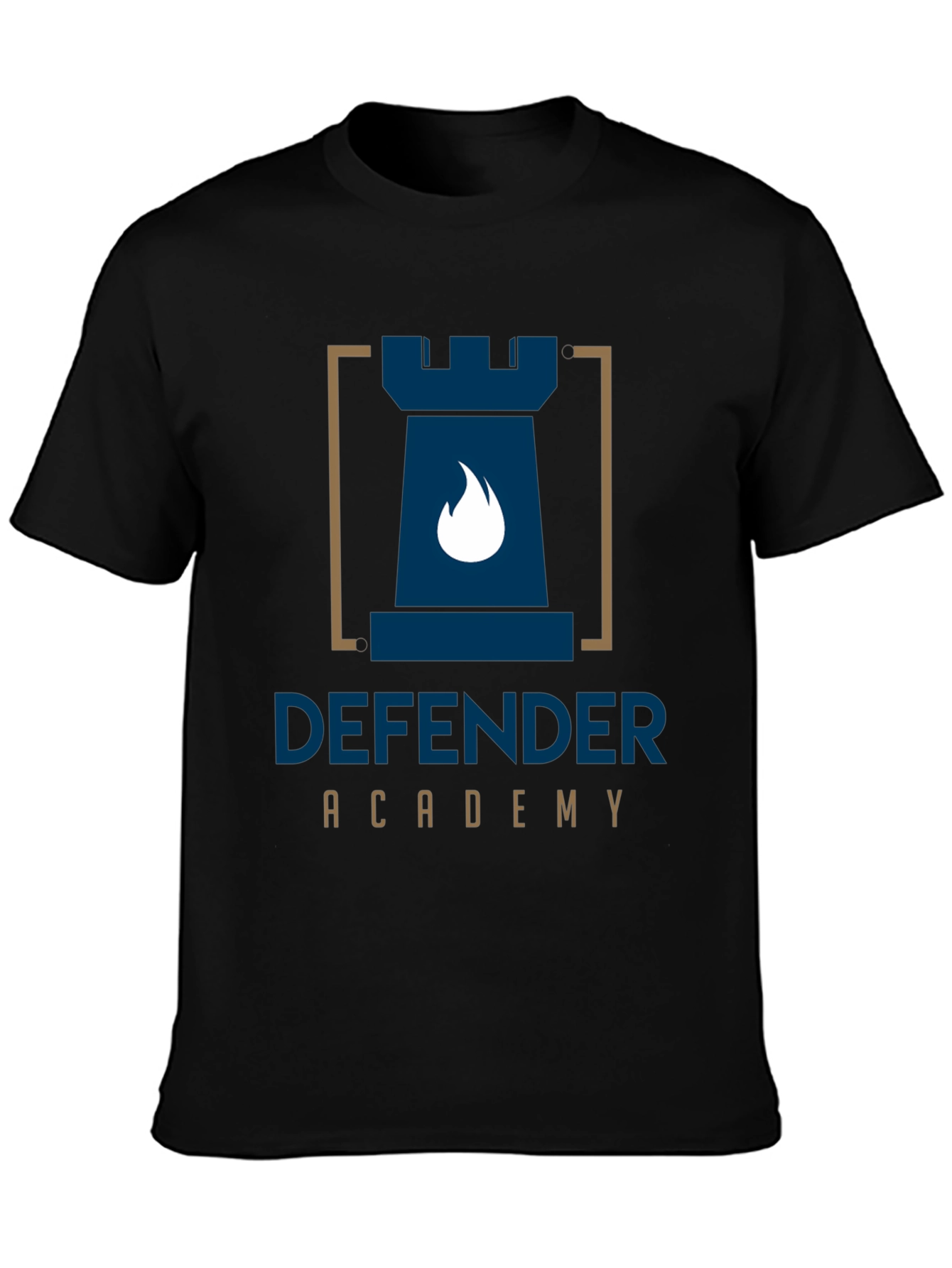 Defender Academy Black T-Shirt