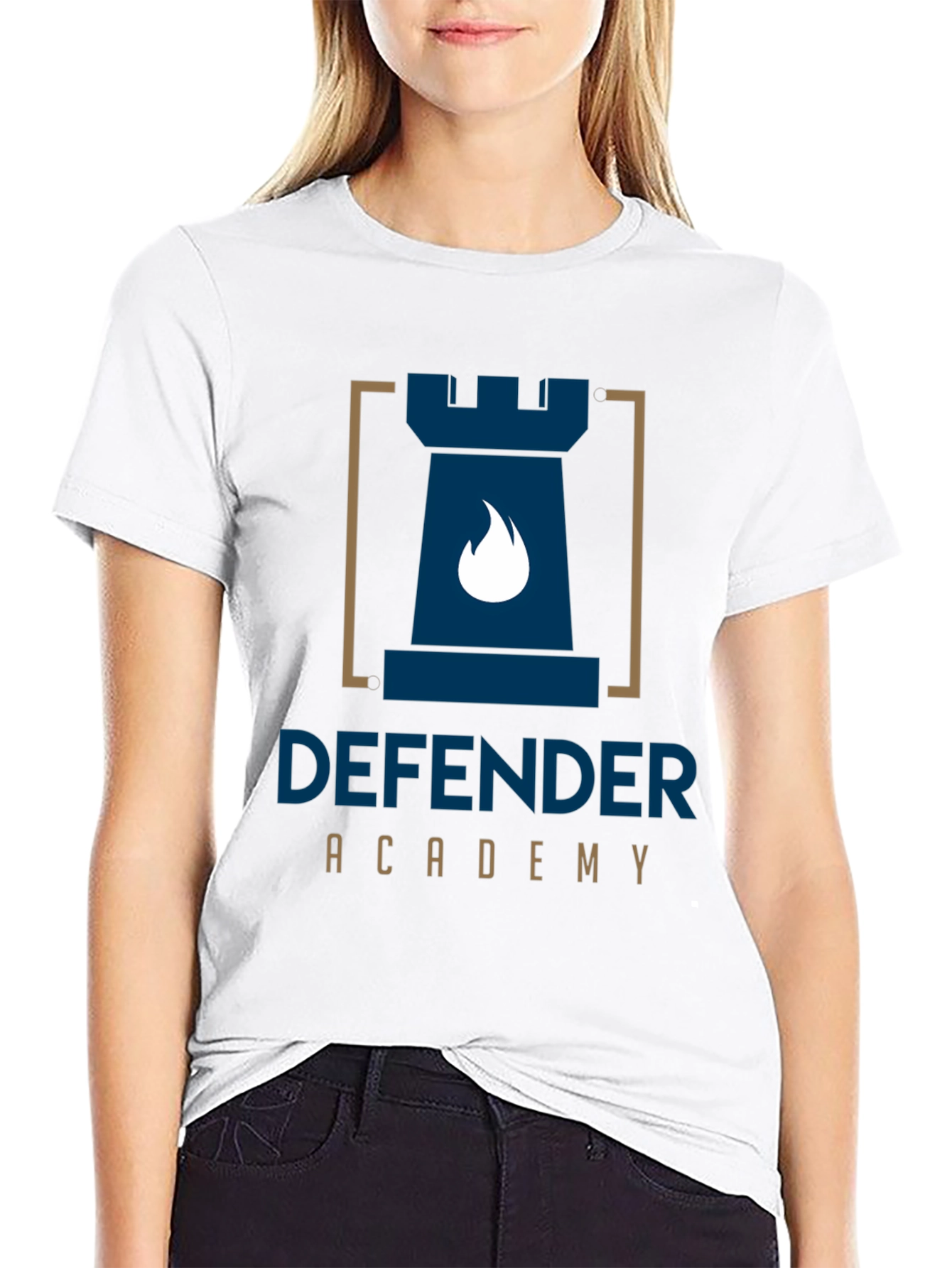 Defender Academy Black T-Shirt