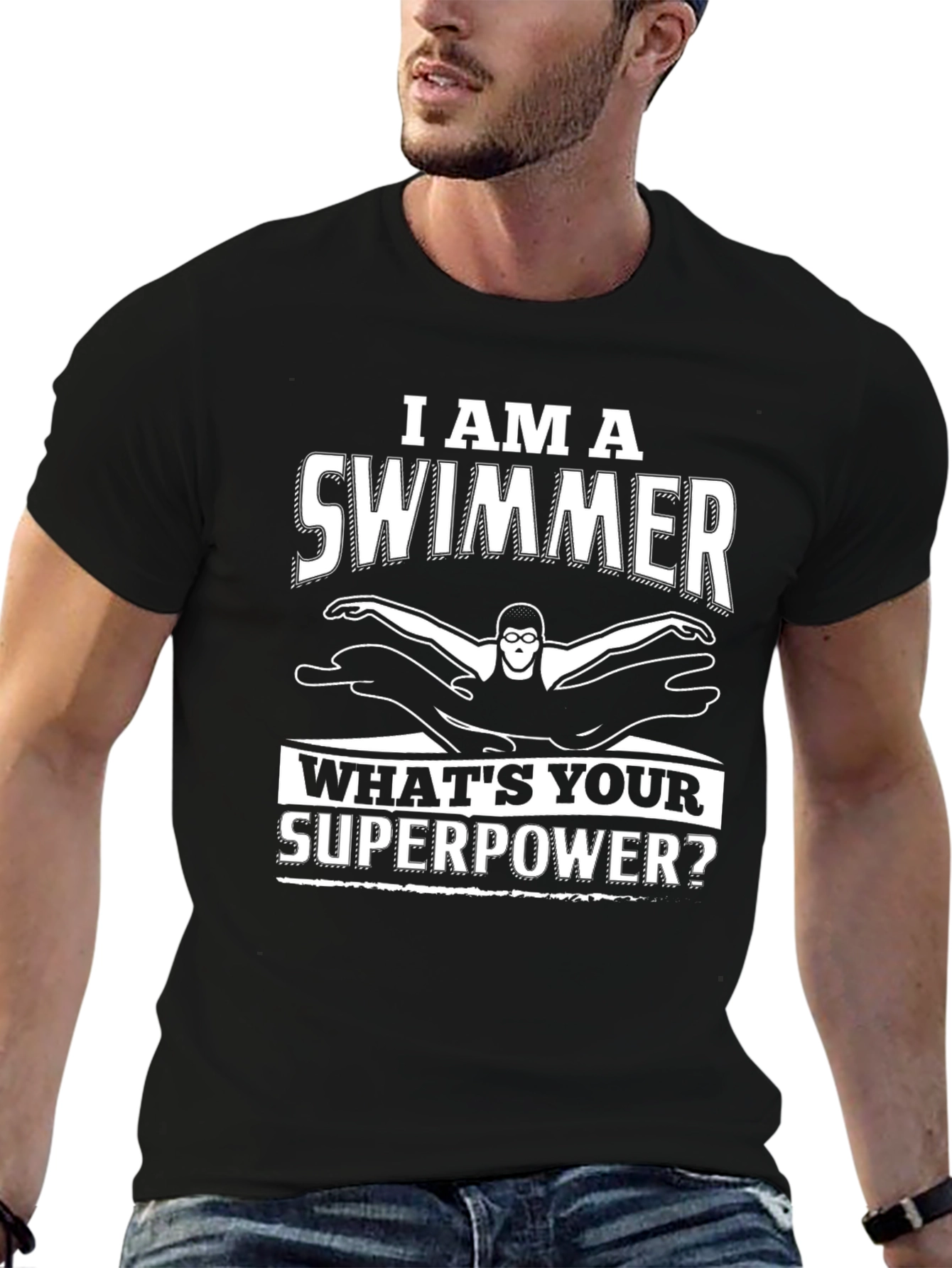 I Am A Swimmer Superpower T-Shirt