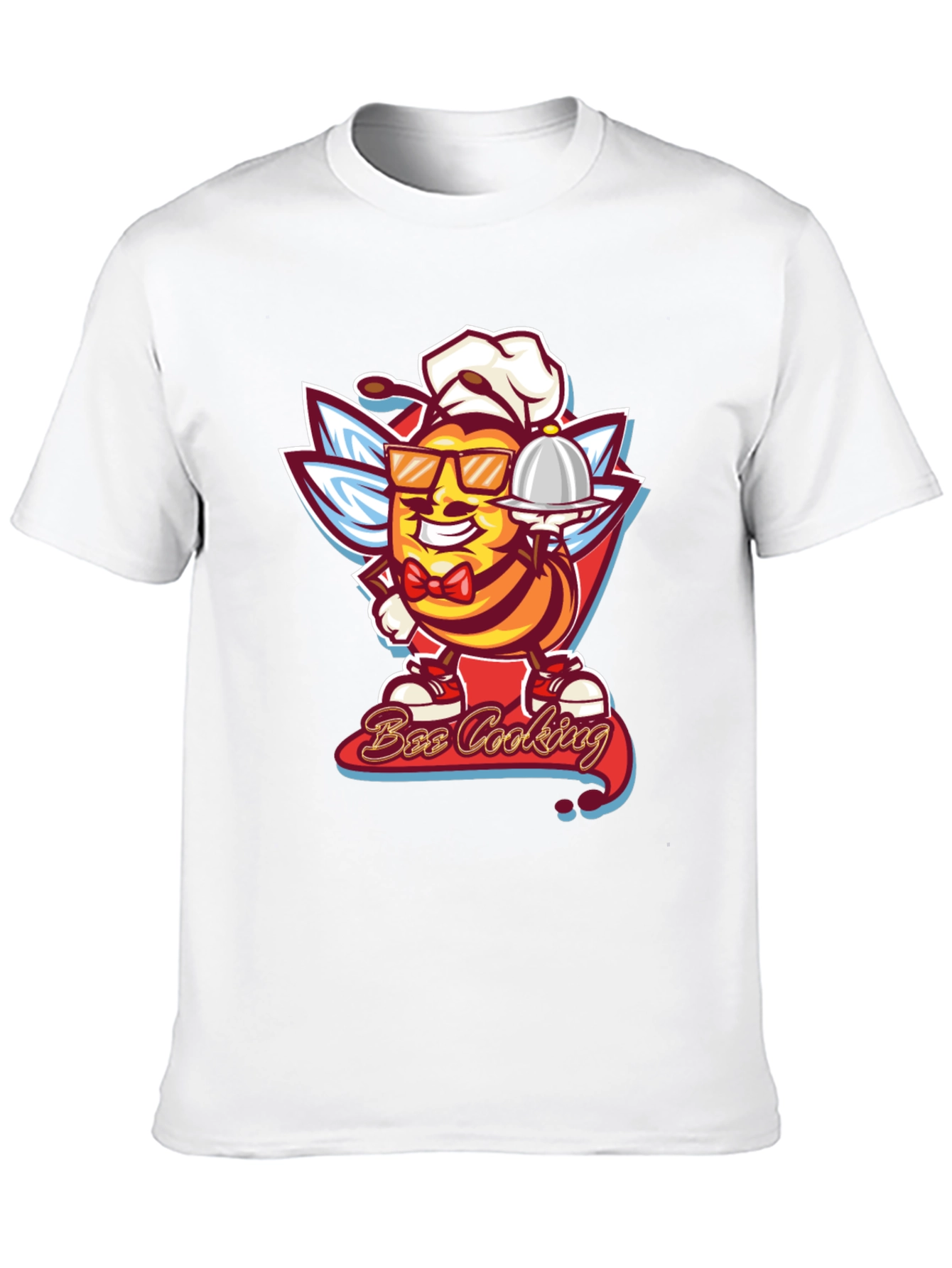Bee Cooking T-Shirt - Chef Bee Graphic Tee