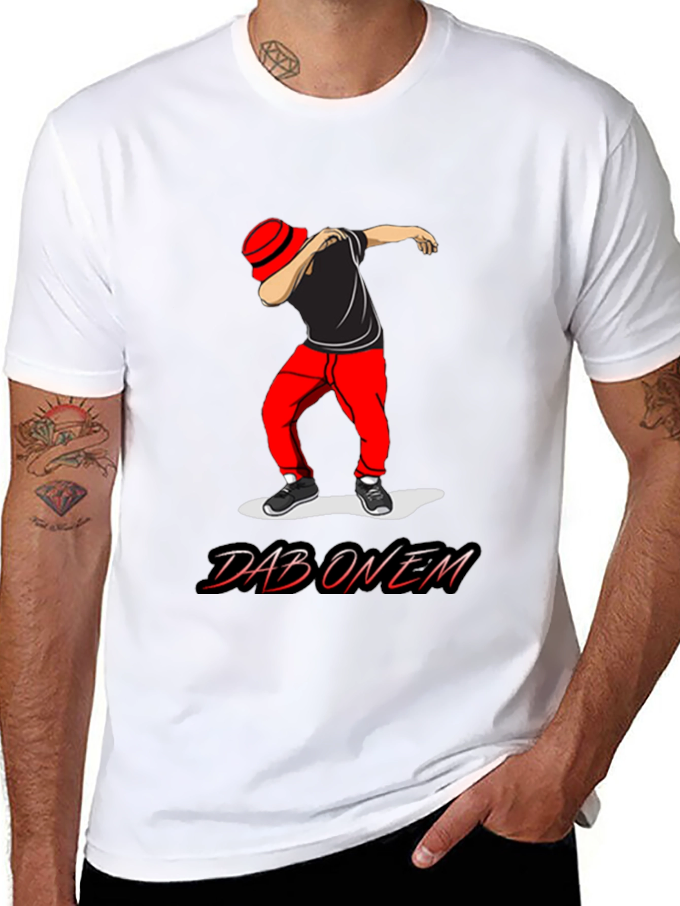 Dab On Em T-Shirt - Trendy Graphic Tee