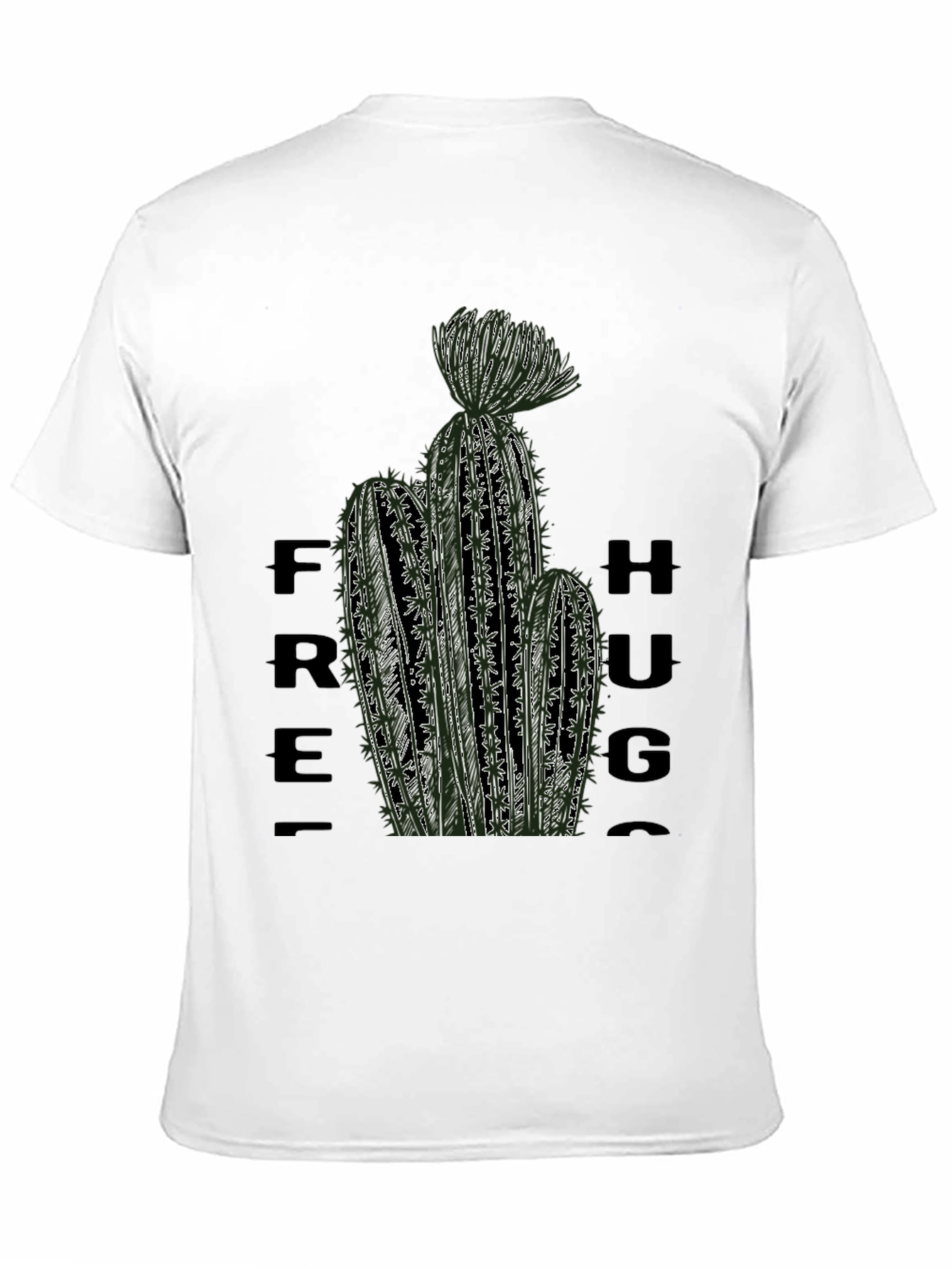 Free Hugs Cactus T-Shirt - Unique Graphic Tee
