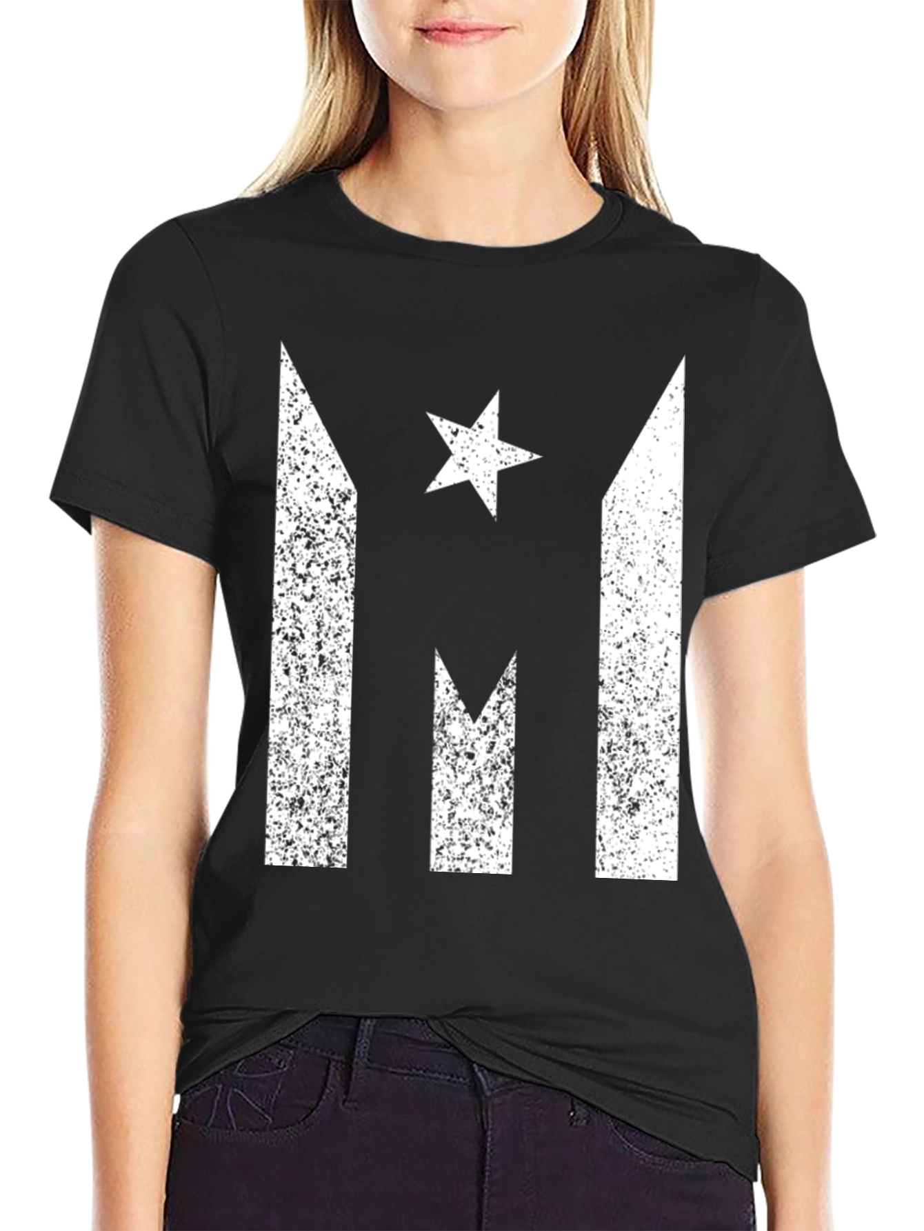 Puerto Rico Flag T-Shirt - Distressed Design