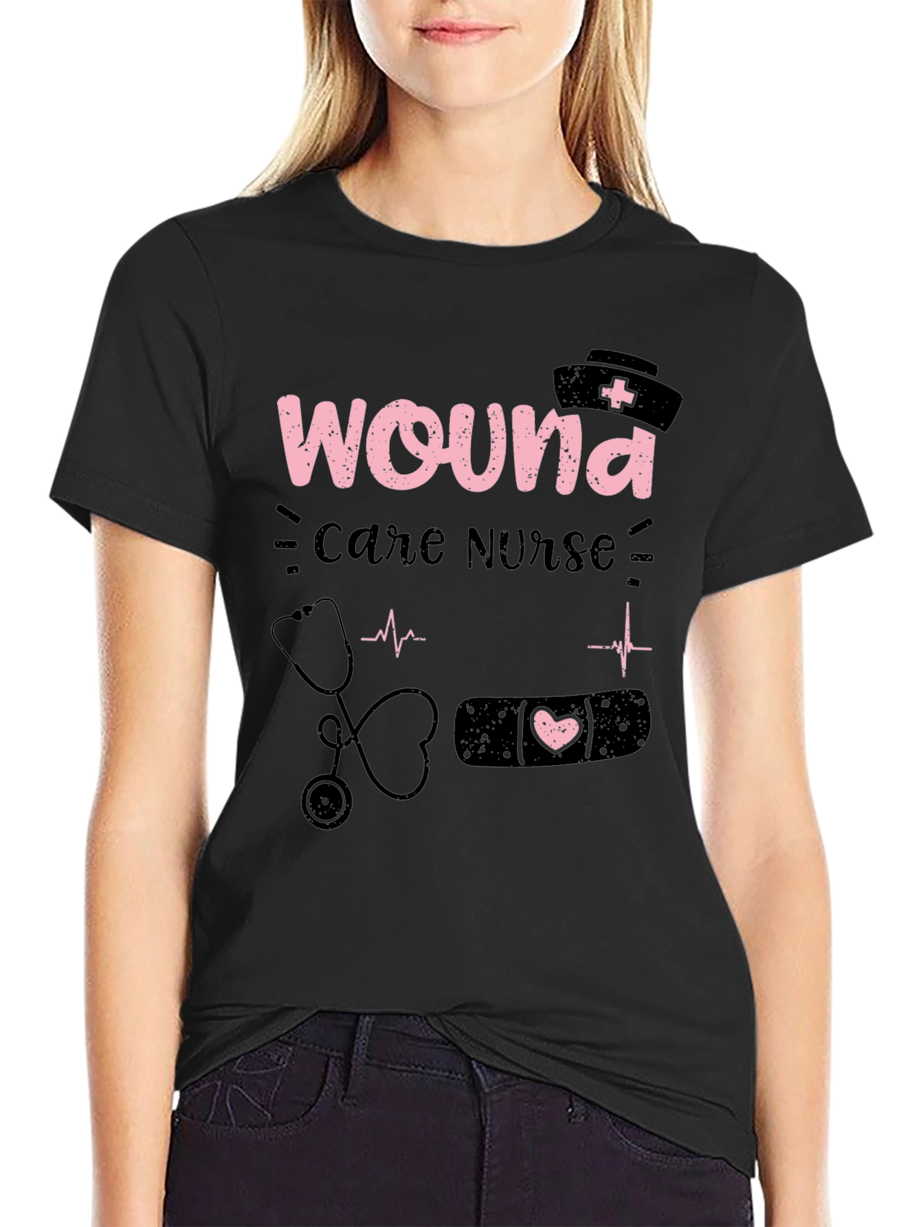Wound Care Nurse Graphic T-Shirt - Medical Apparel