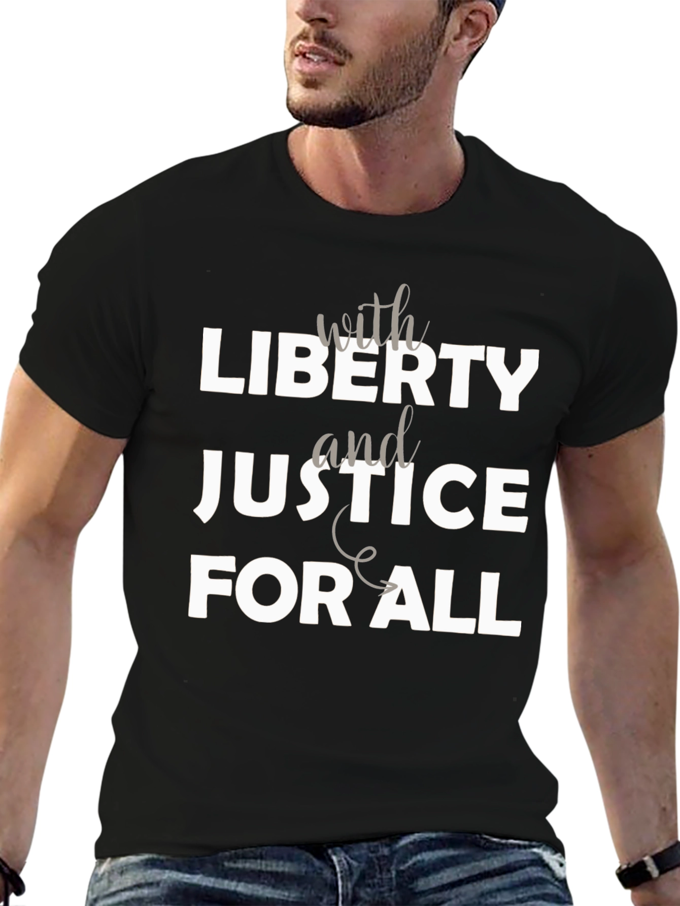 Liberty & Justice For All Graphic Tee