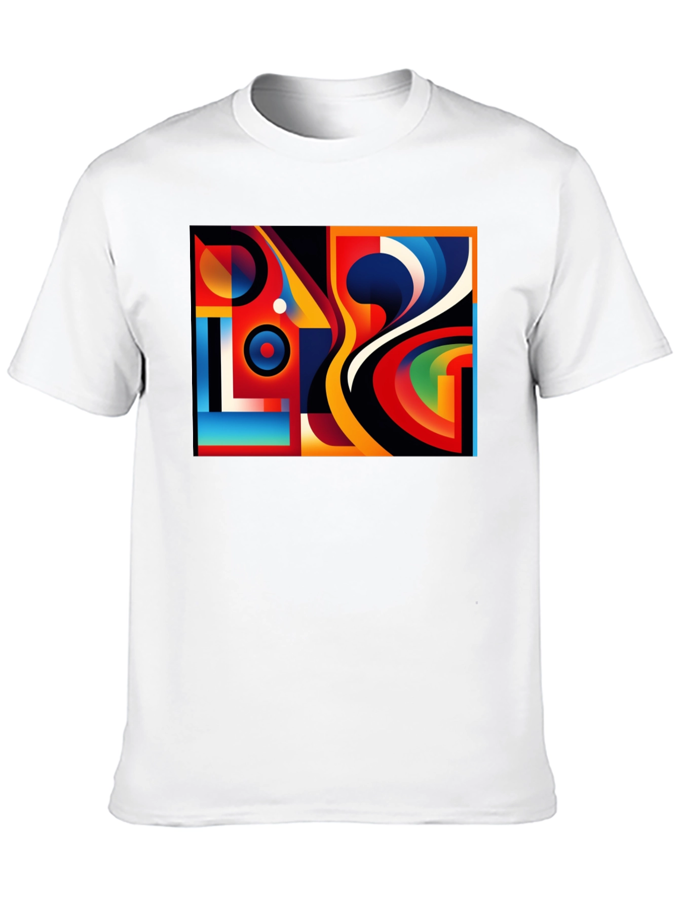 Abstract Art Graphic Black T-Shirt