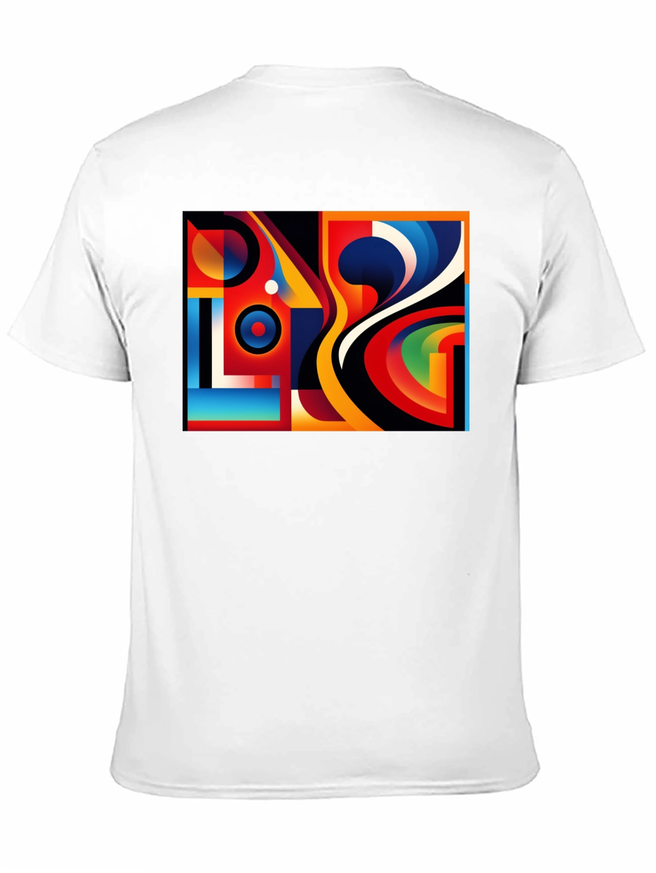 Abstract Art Graphic Black T-Shirt