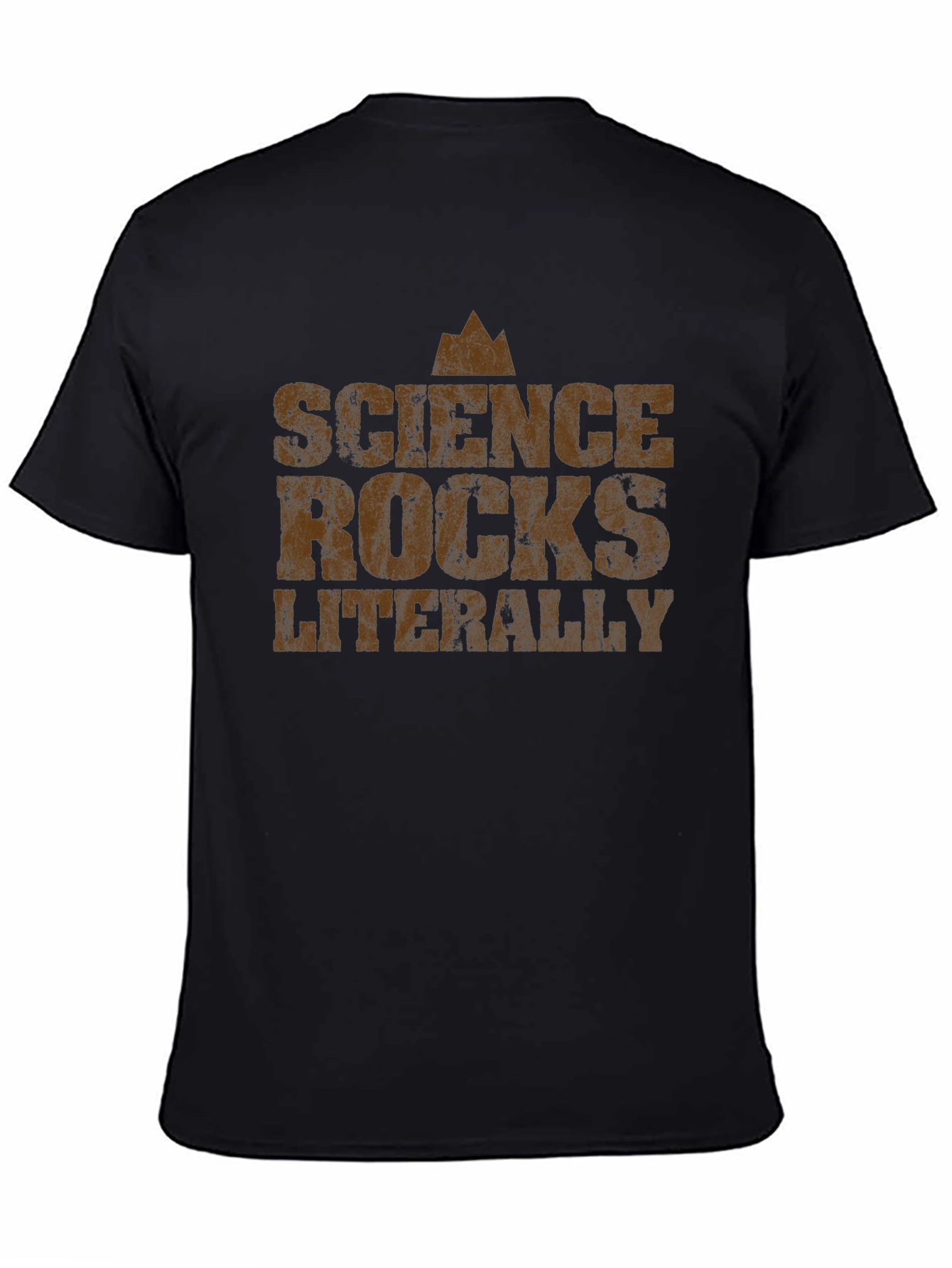 Science Rocks Literally Graphic Tee - Black