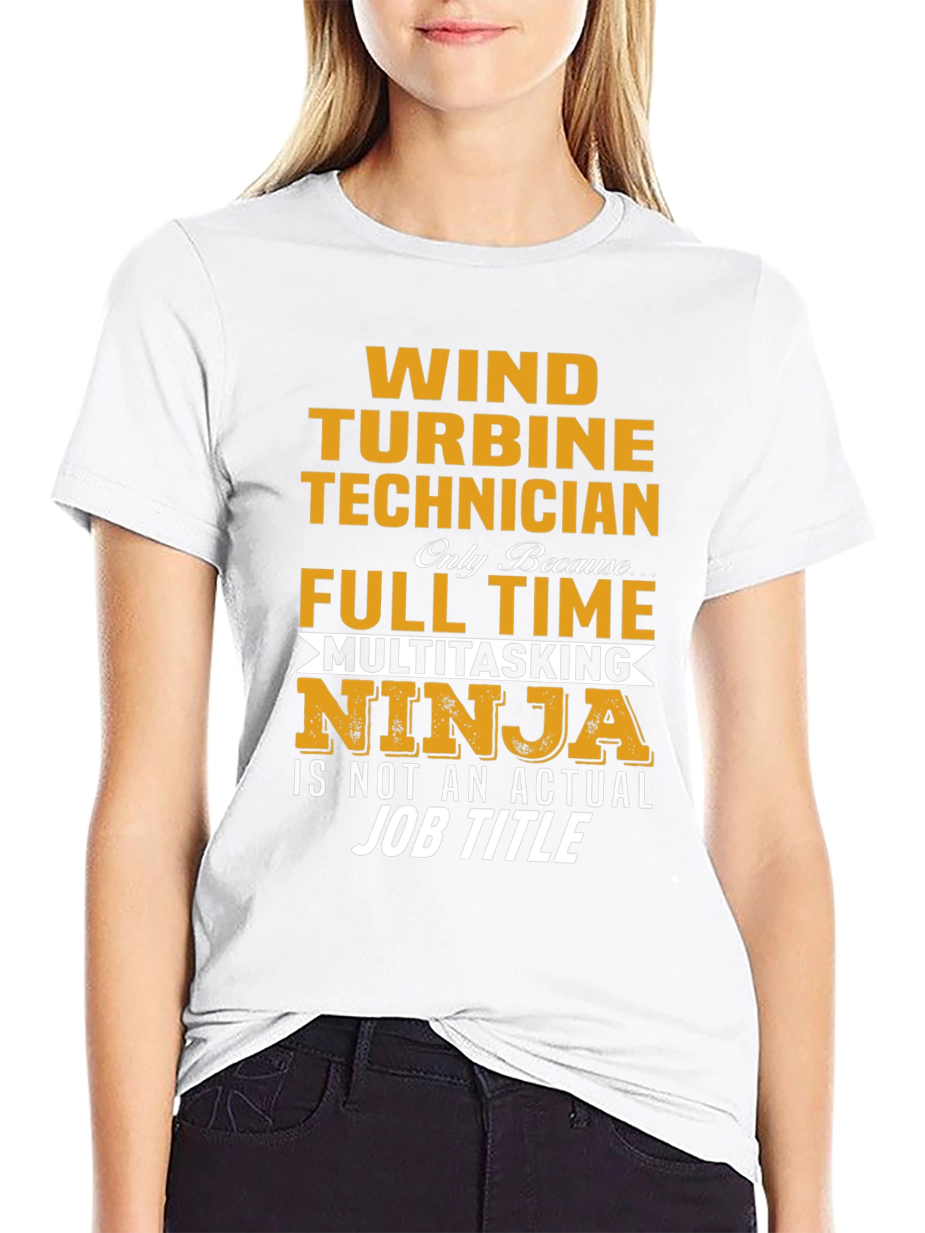 Wind Turbine Technician Ninja T-Shirt