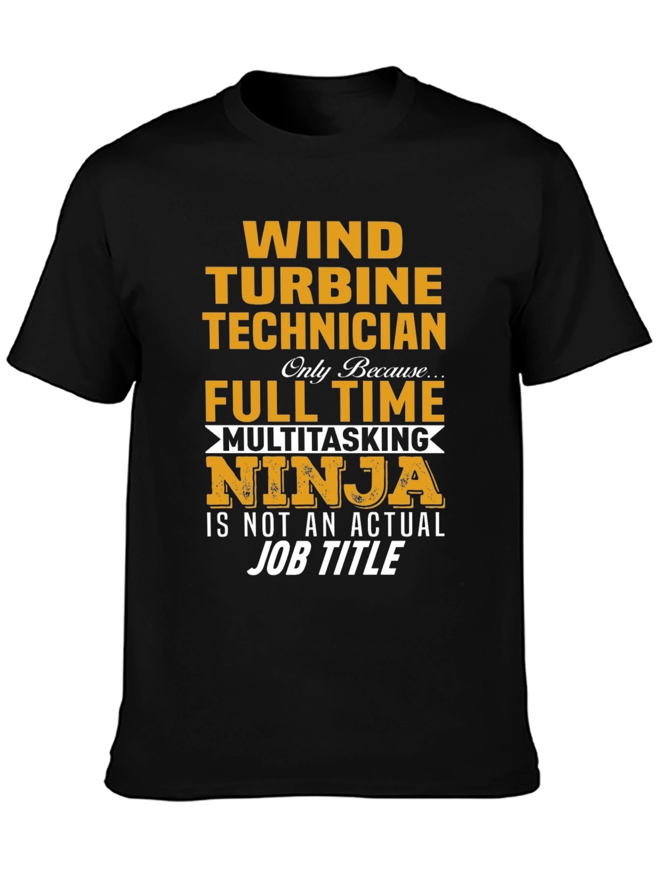 Wind Turbine Technician Ninja T-Shirt