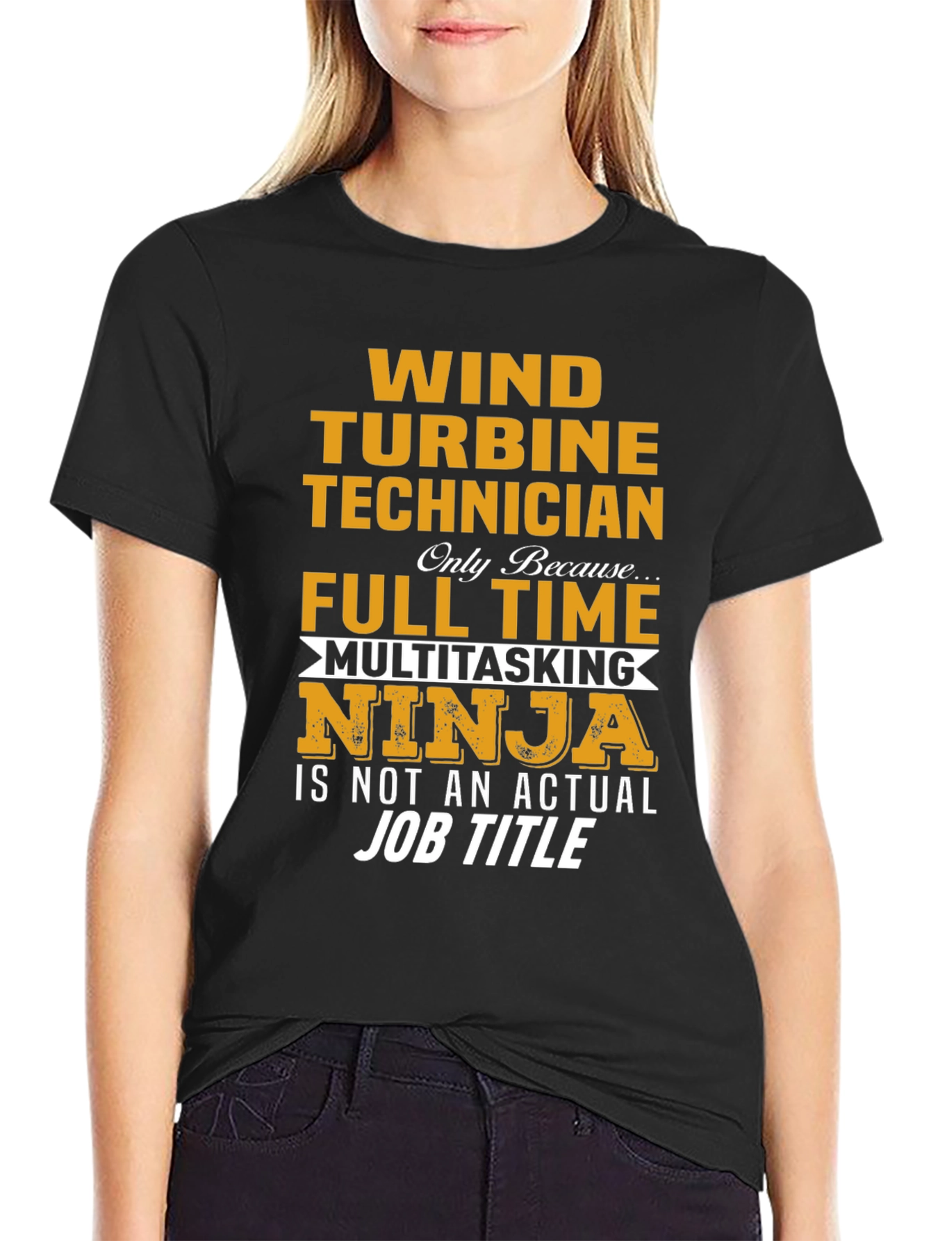 Wind Turbine Technician Ninja T-Shirt