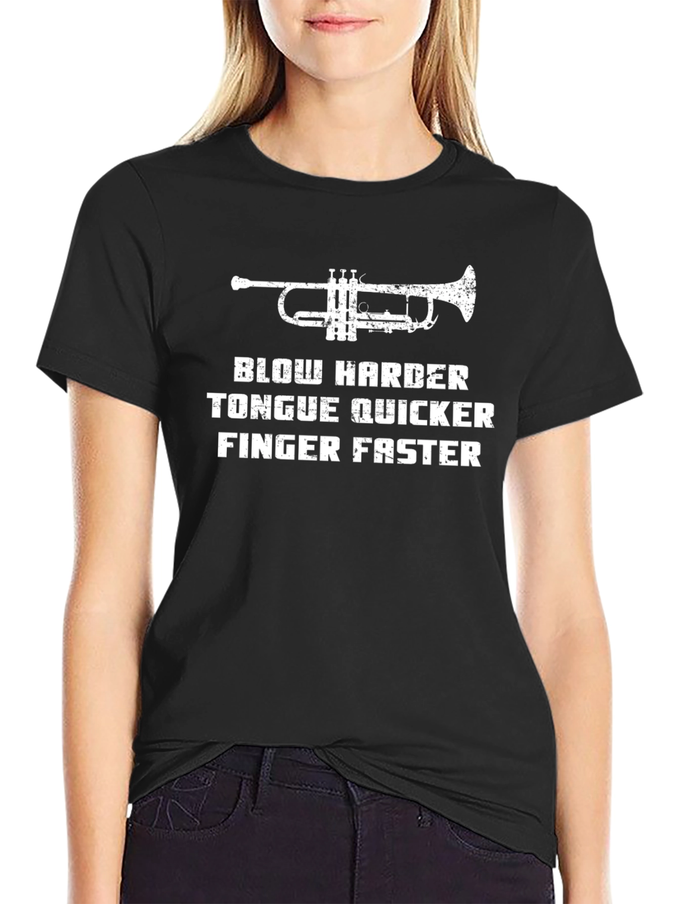 Blow Harder Trumpet T-Shirt - Musician Tee