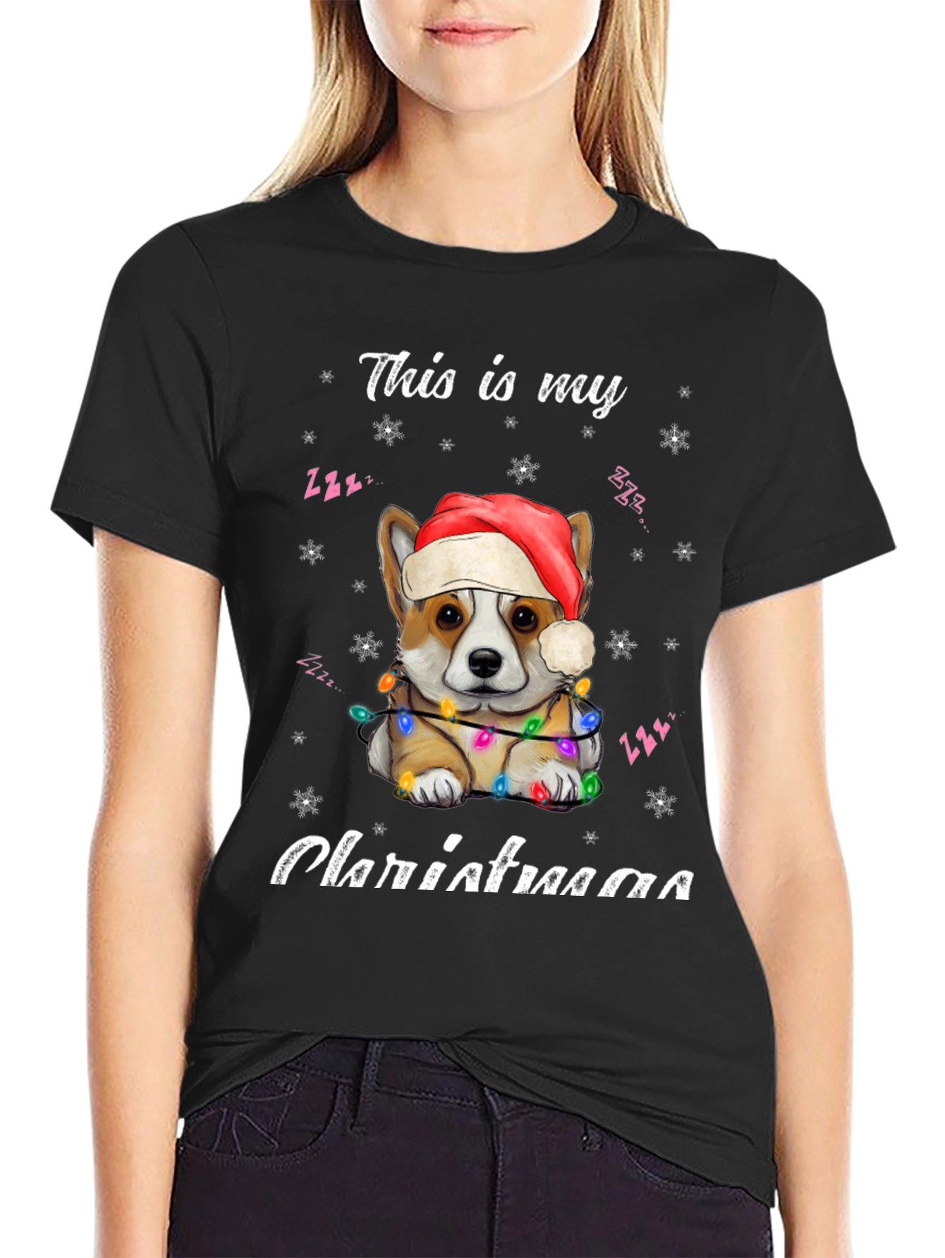 Corgi Christmas T-Shirt