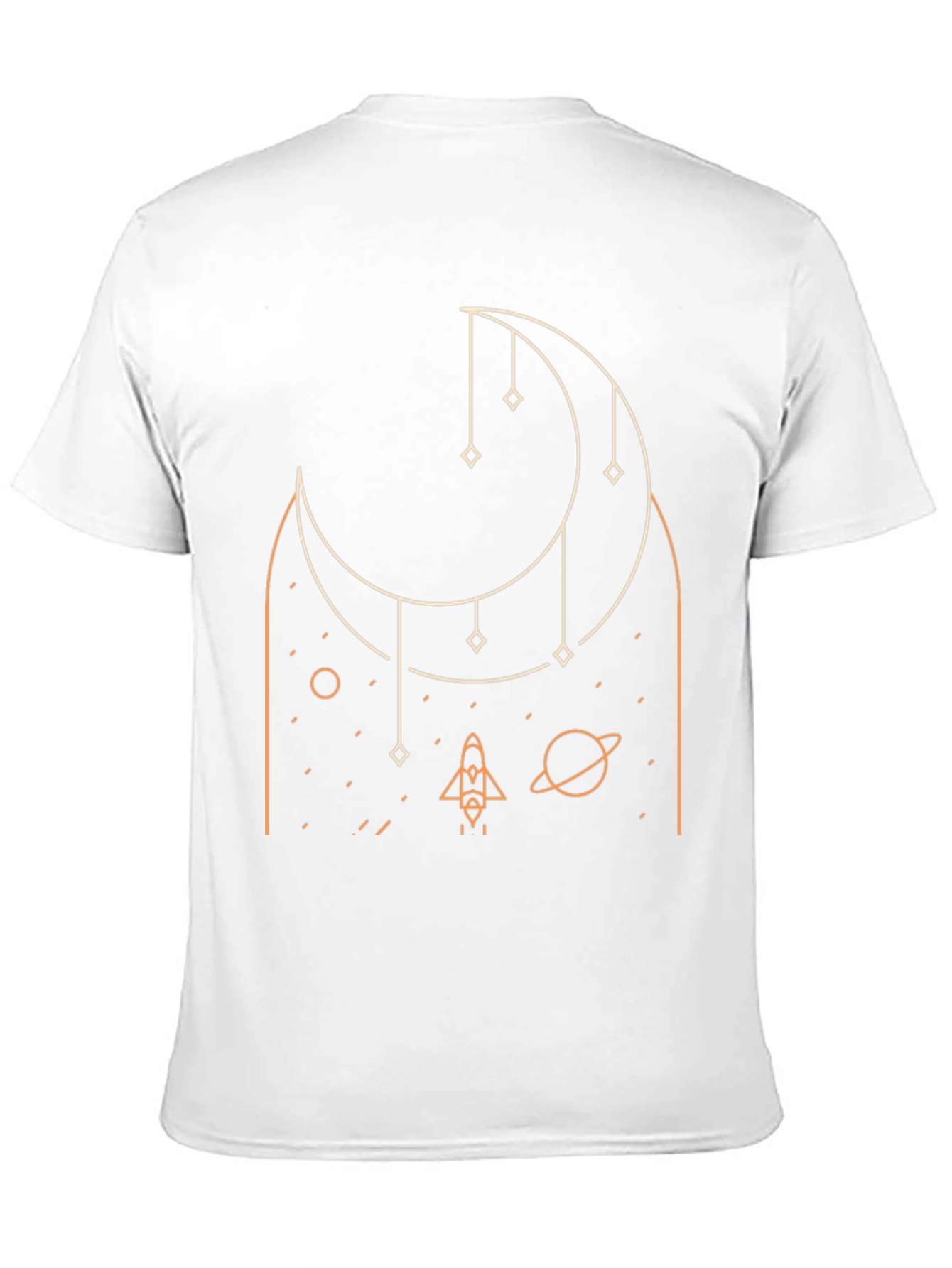 Cosmic Dreams Black Graphic Tee