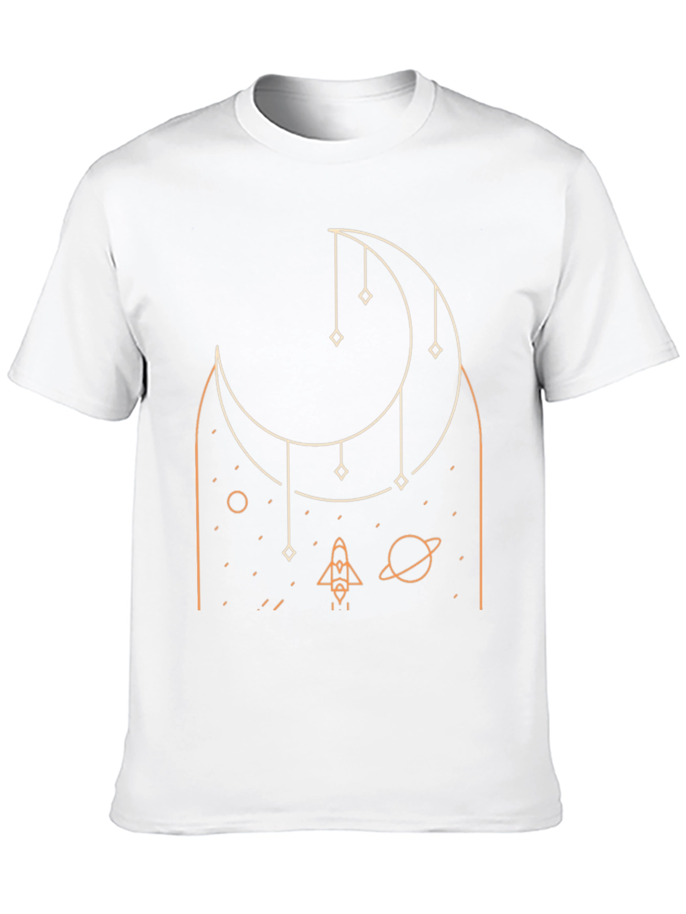 Cosmic Dreams Black Graphic Tee