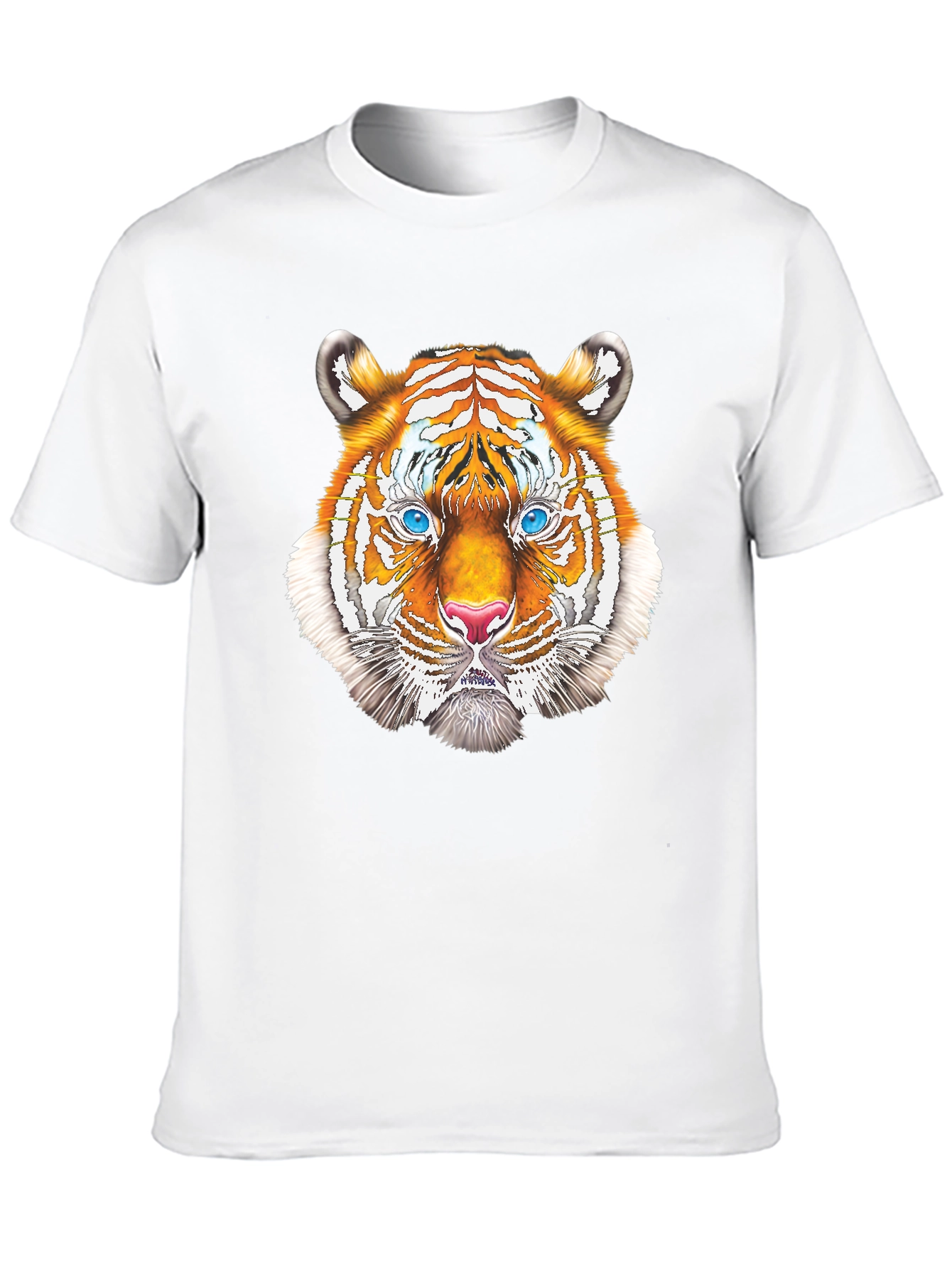 Tiger Head Graphic T-Shirt - Bold & Stylish