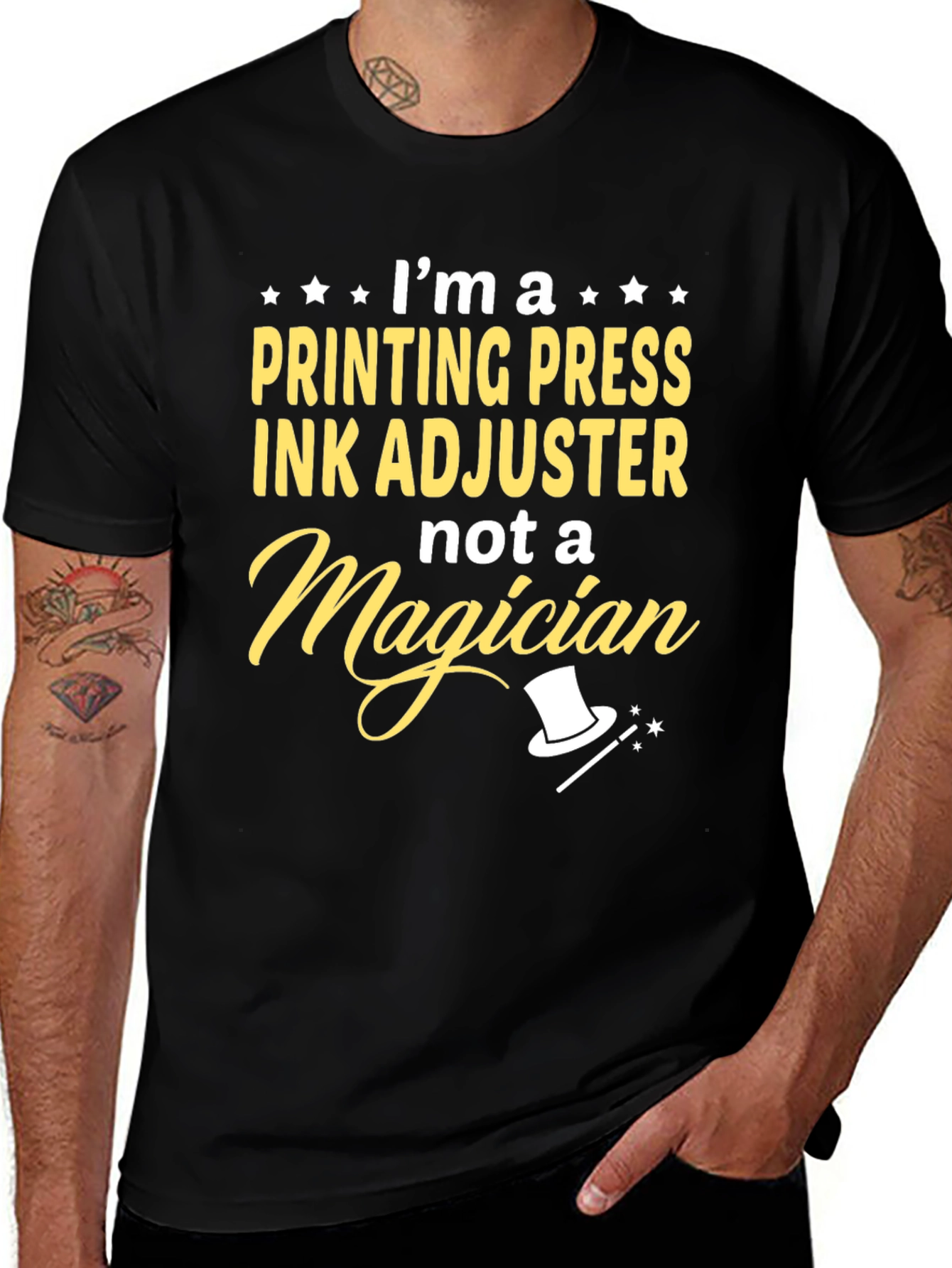 Printing Press Ink Adjuster Graphic Tee