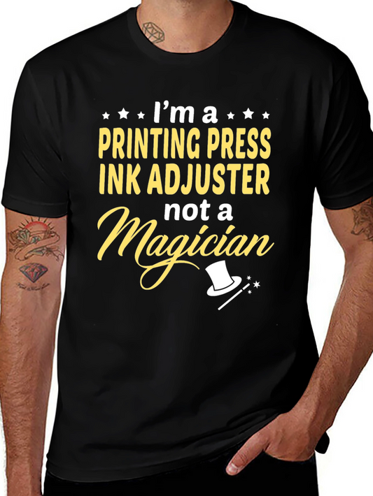 Printing Press Ink Adjuster Graphic Tee