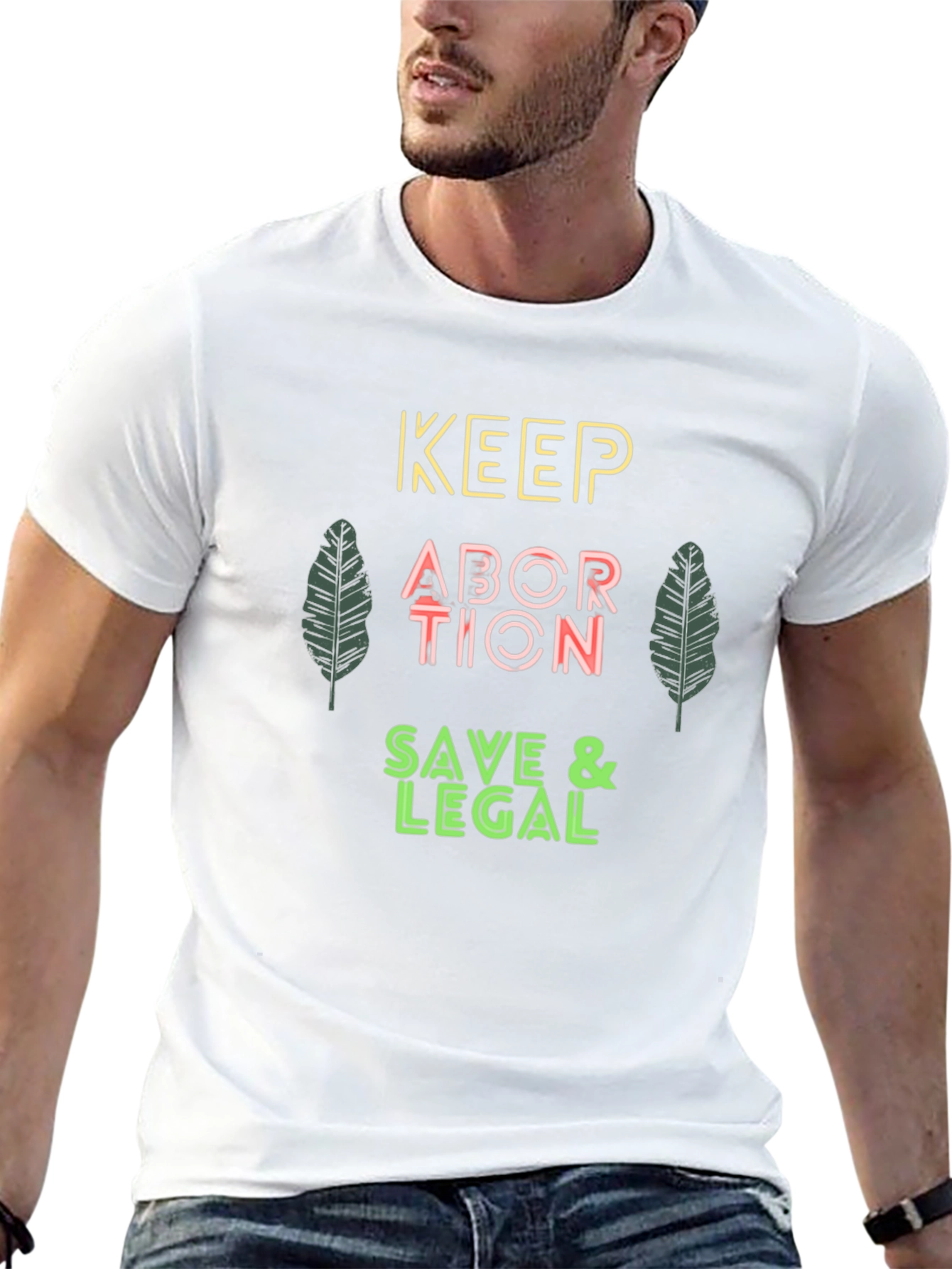 Keep Abortion Safe & Legal Black T-Shirt