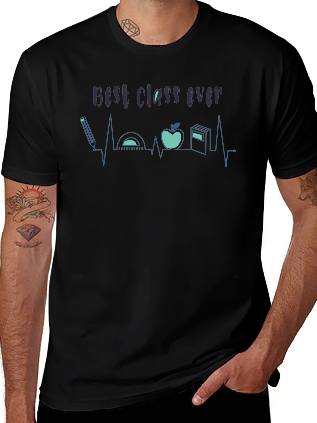 Best Class Ever Teacher T-Shirt - Education Heartbeat
