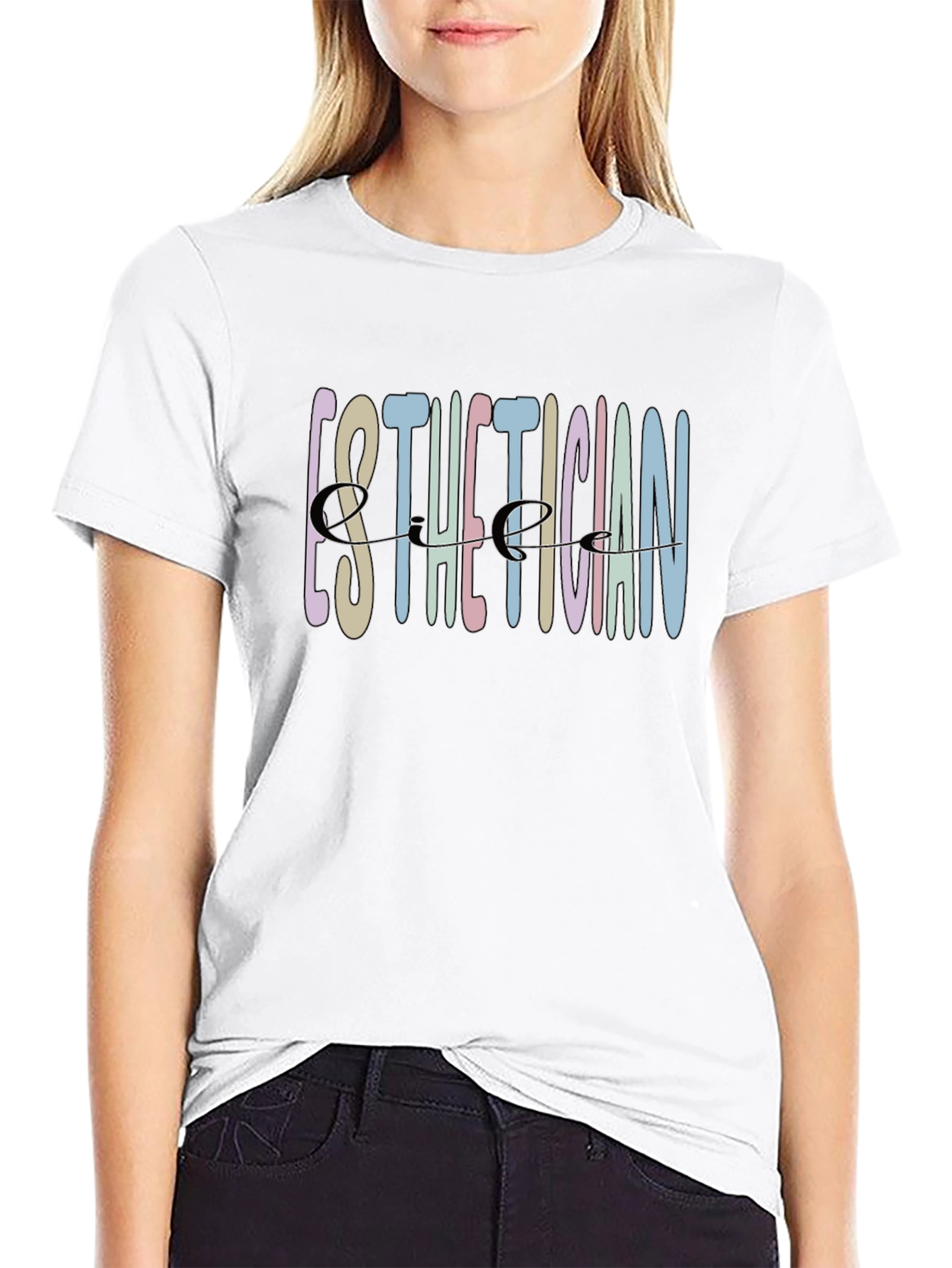 Esthetician Life T-Shirt - Black Cotton Tee