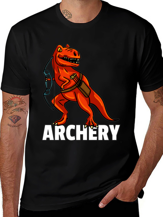 Archery Rex T-Shirt: Dinosaur Archer Tee