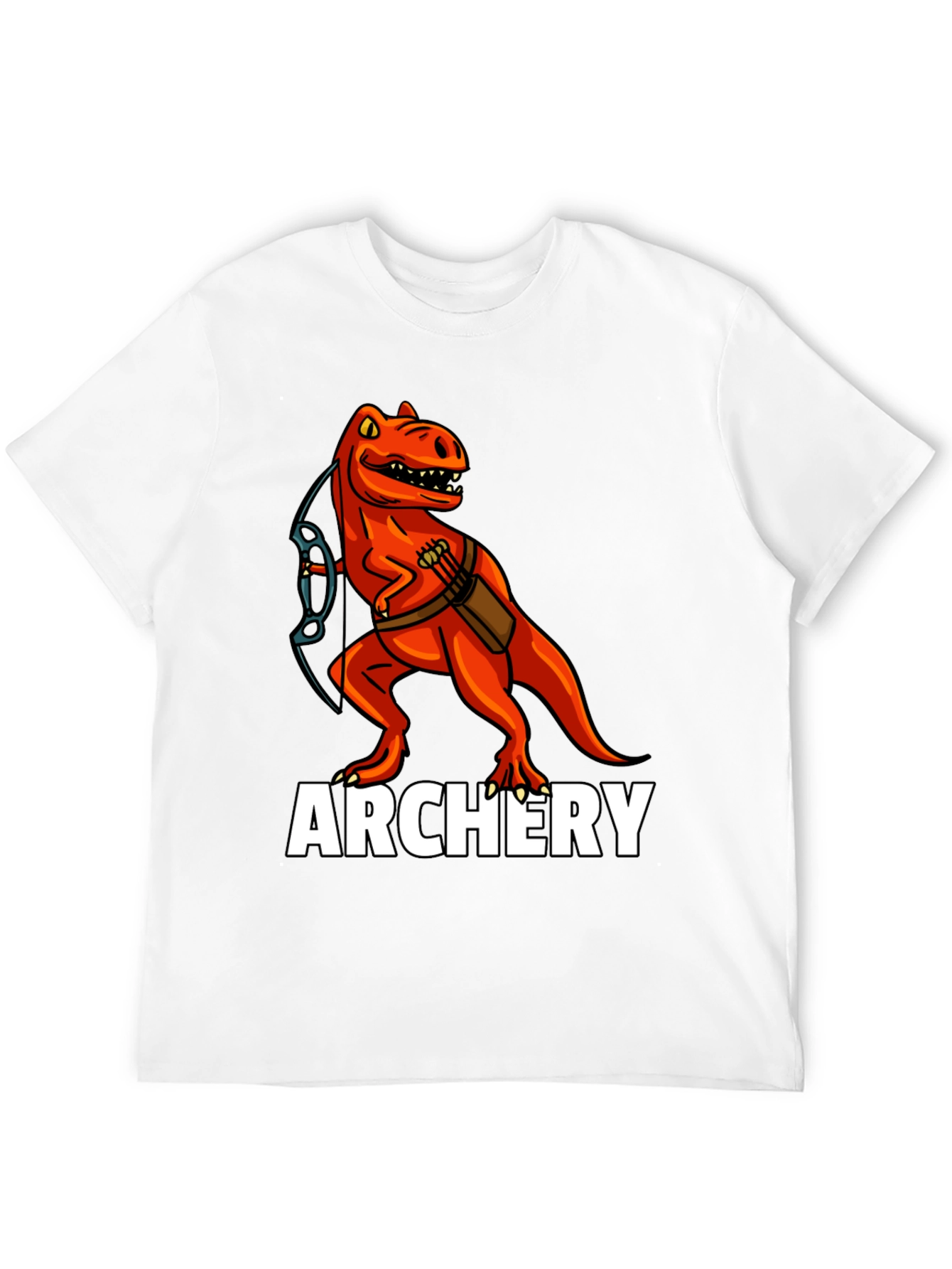Archery Rex T-Shirt: Dinosaur Archer Tee