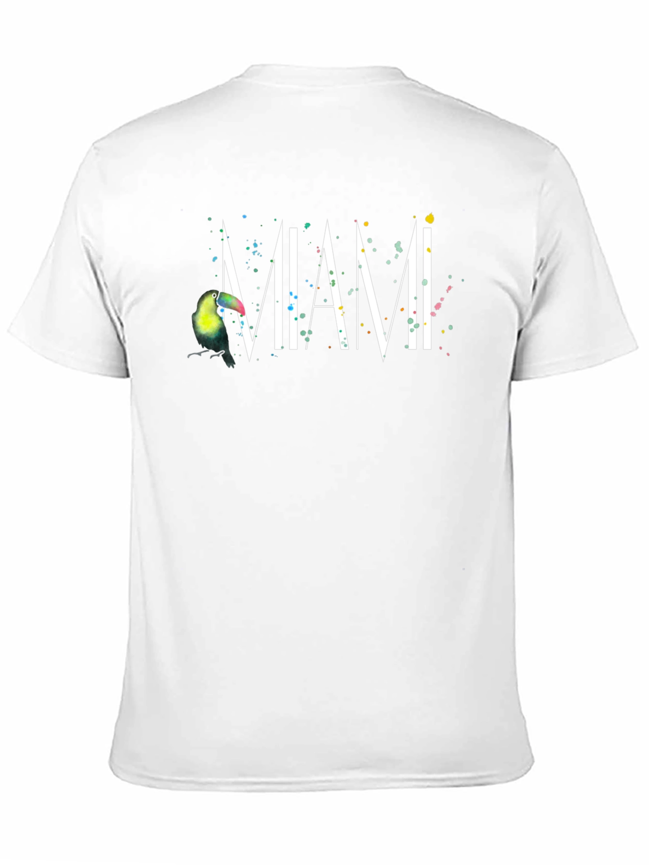 Miami Toucan Black T-Shirt