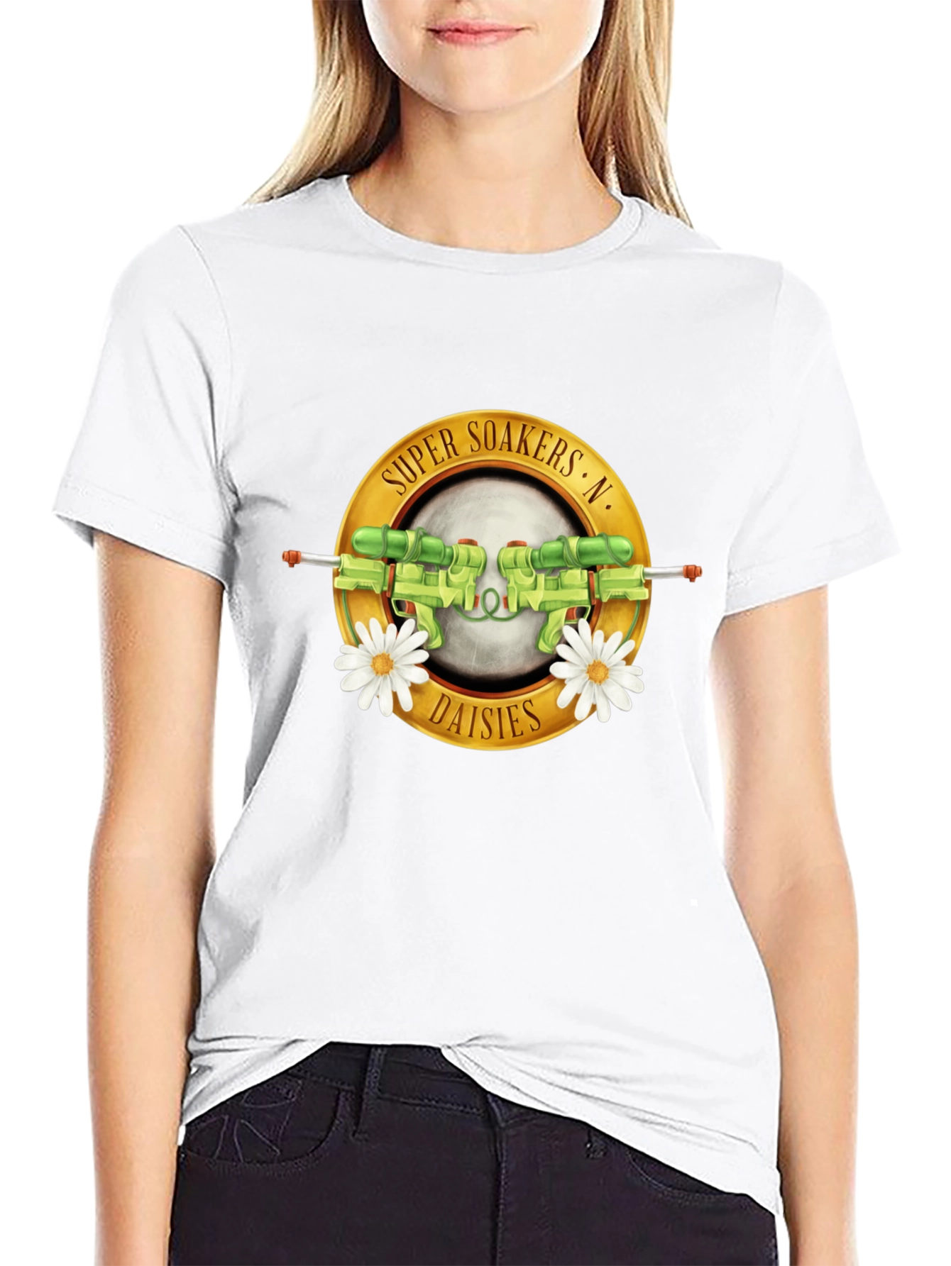 Super Soakers N Daisies Graphic Tee