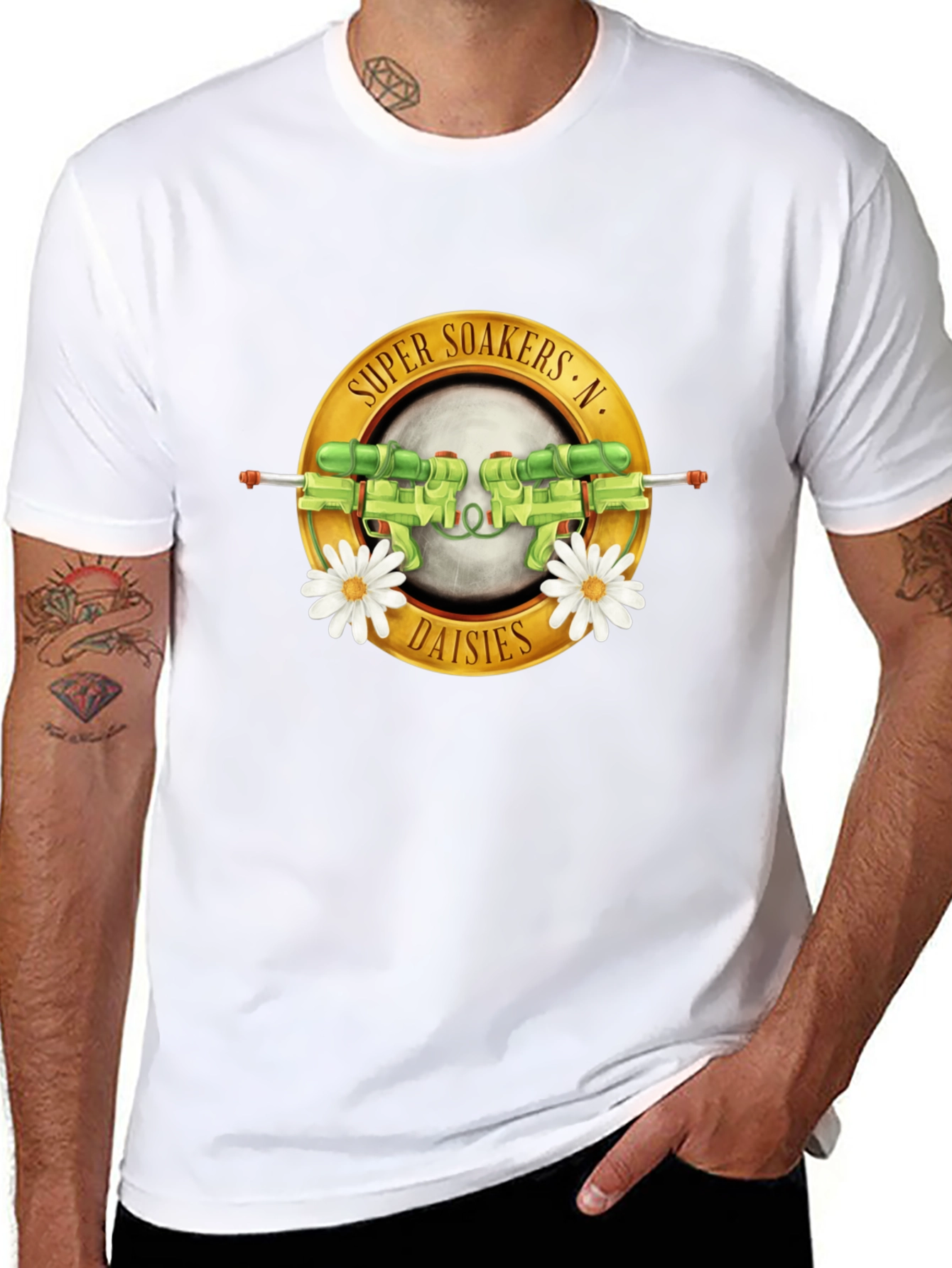 Super Soakers N Daisies Graphic Tee