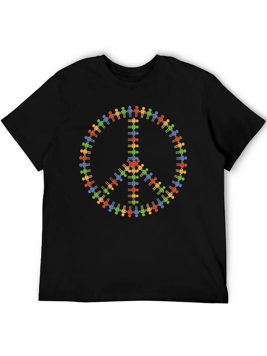 Peace Symbol T-Shirt - Unity Design